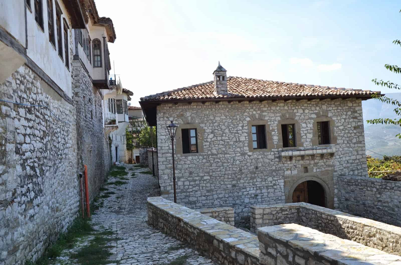 Berat Castle in Berat, Albania