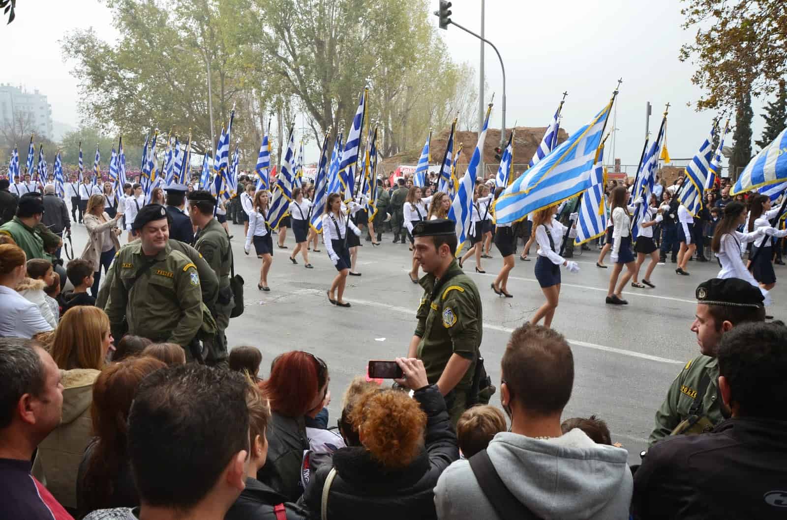 2013 Oxi Day Parade in Thessaloniki, Greece