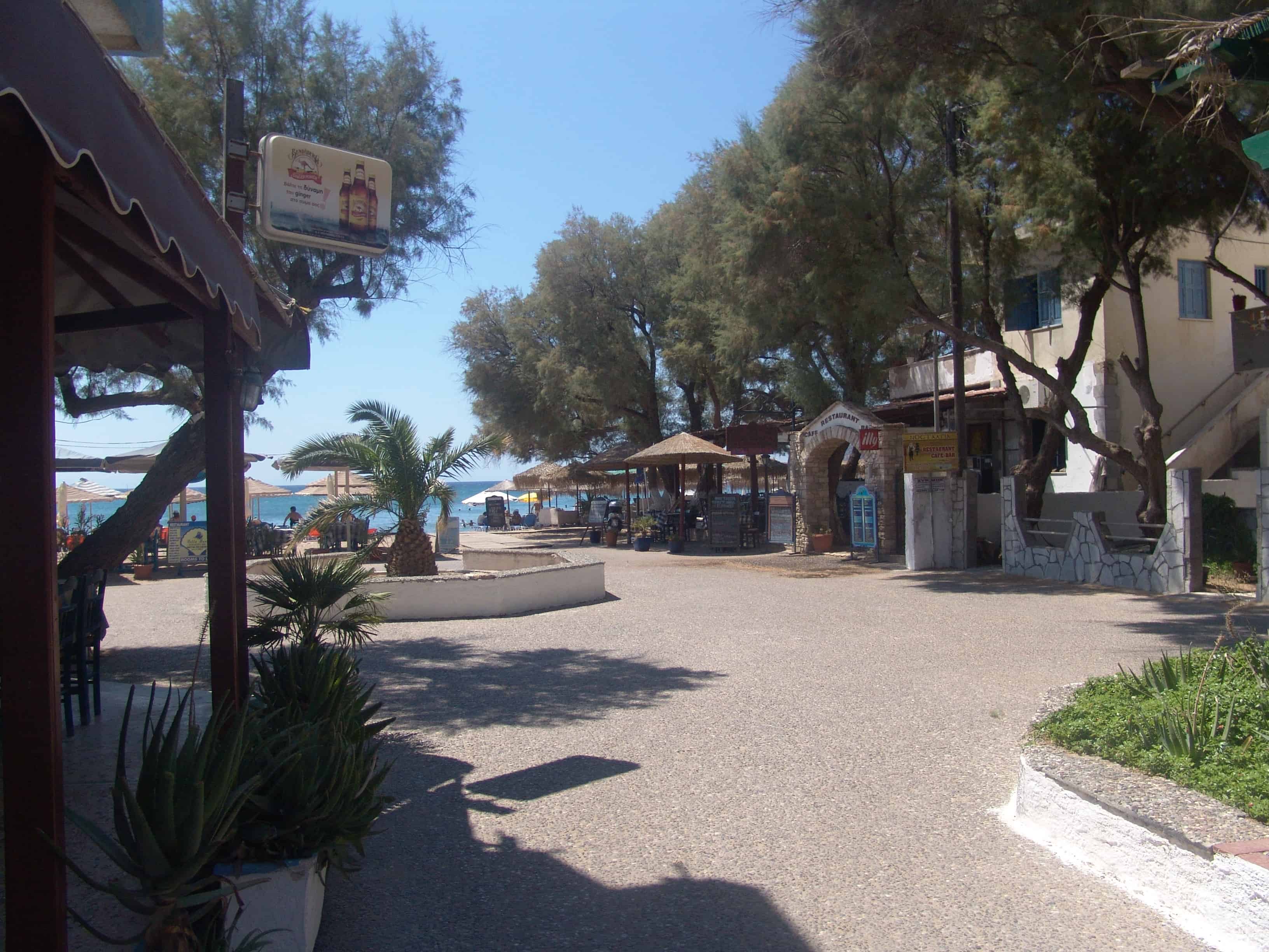 Komi beach in Chios, Greece