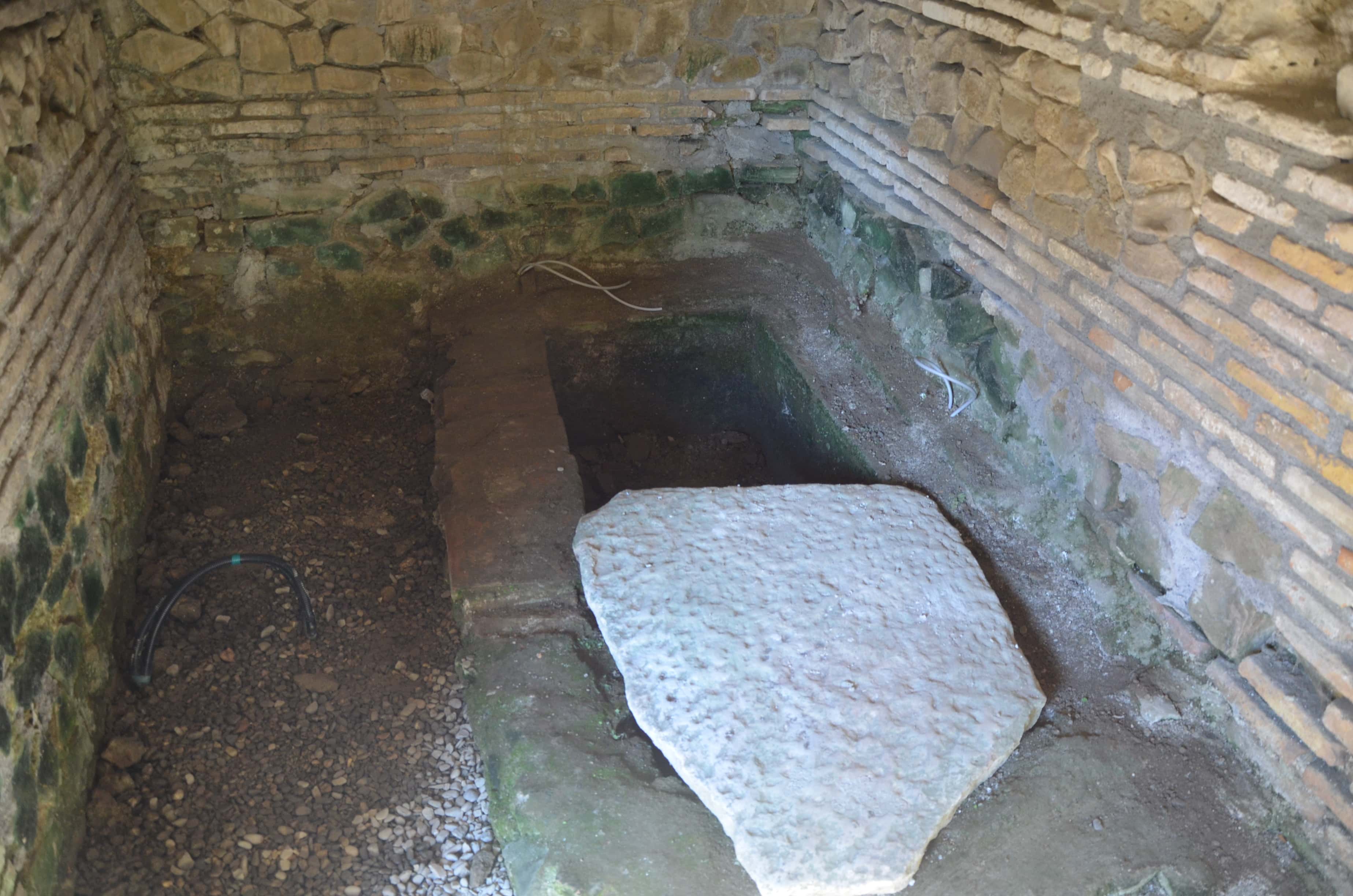 Tomb at the Roman amphitheatre in Durrës, Albania