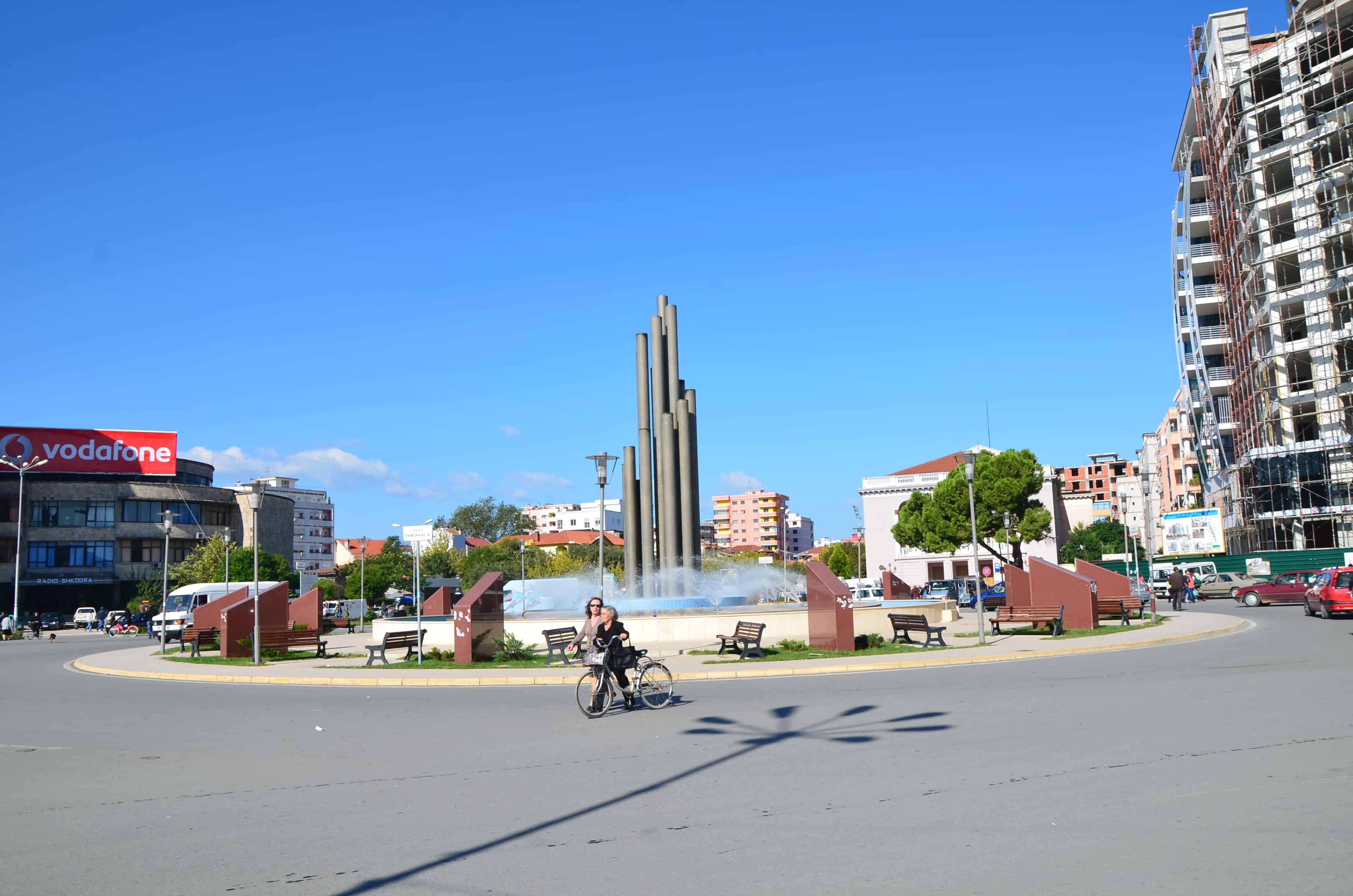 Democracy Square in Shkodër, Albania