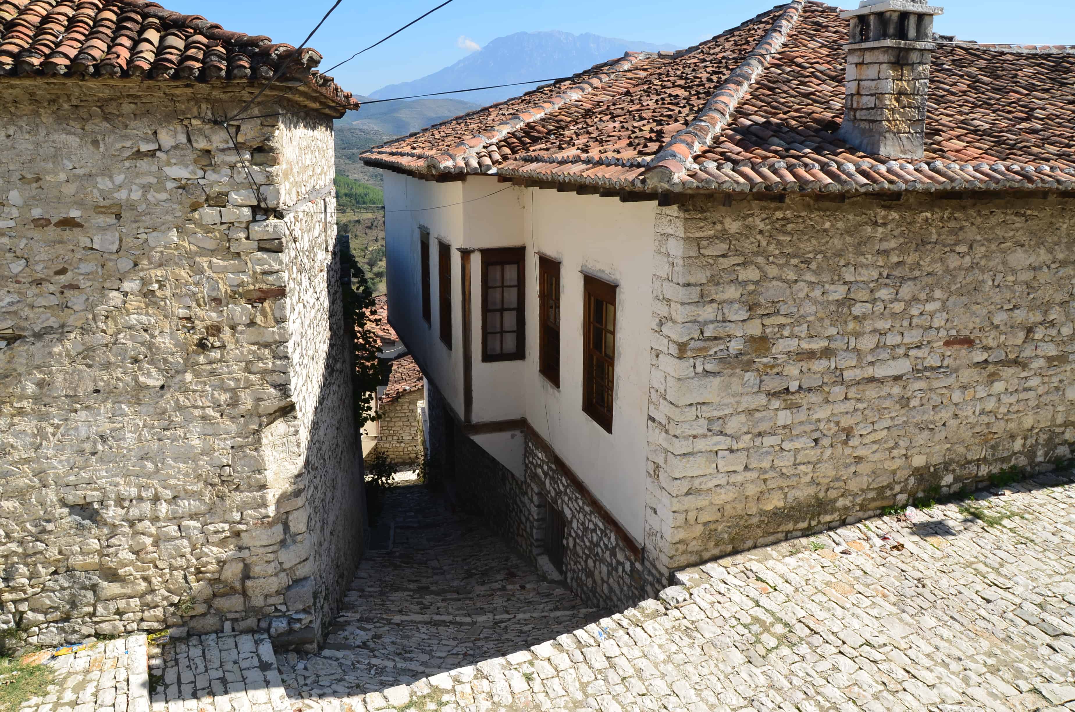 Homes in Berat Castle in Berat, Albania