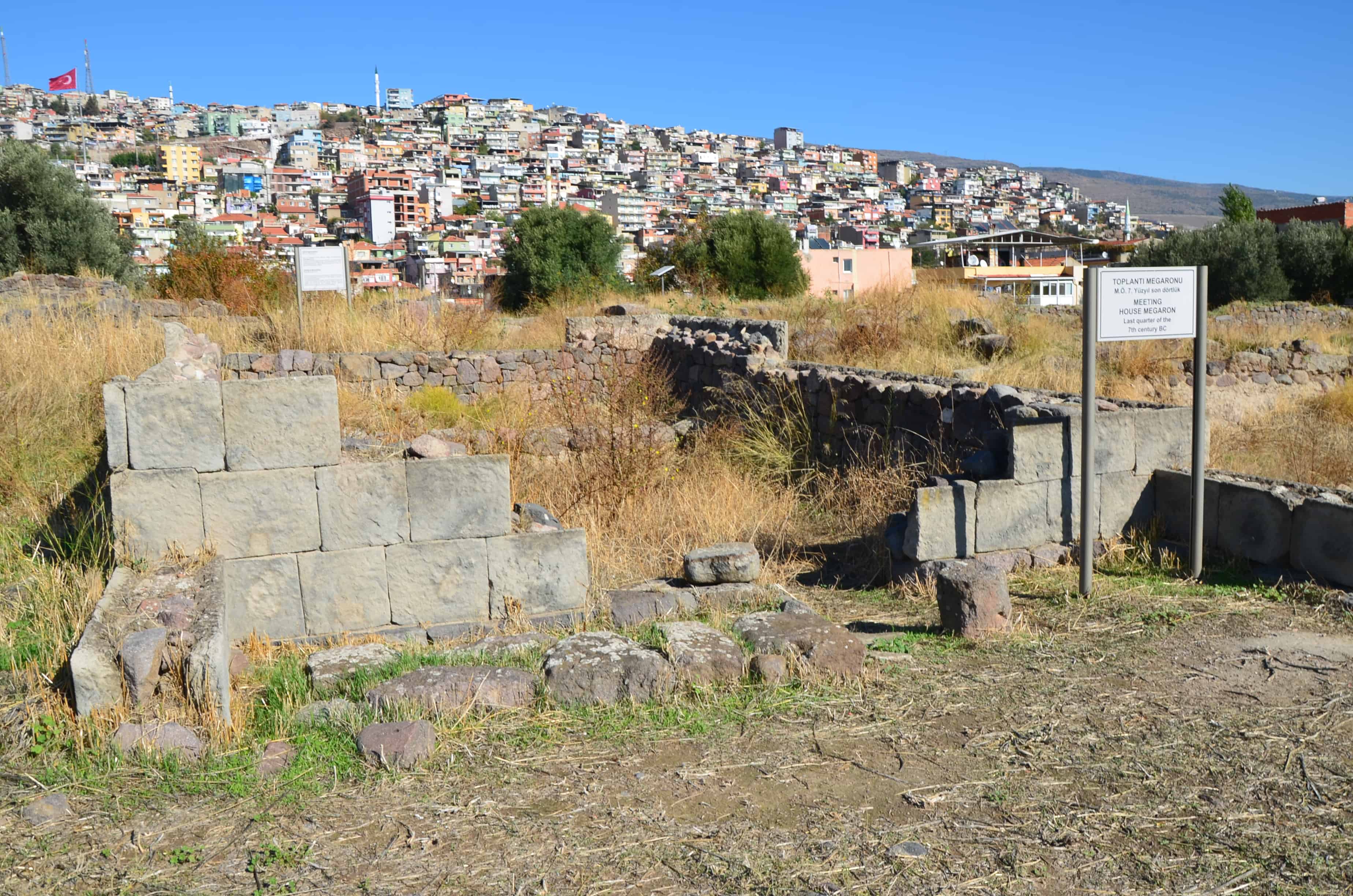 Megaron at Tepekule in Izmir, Turkey