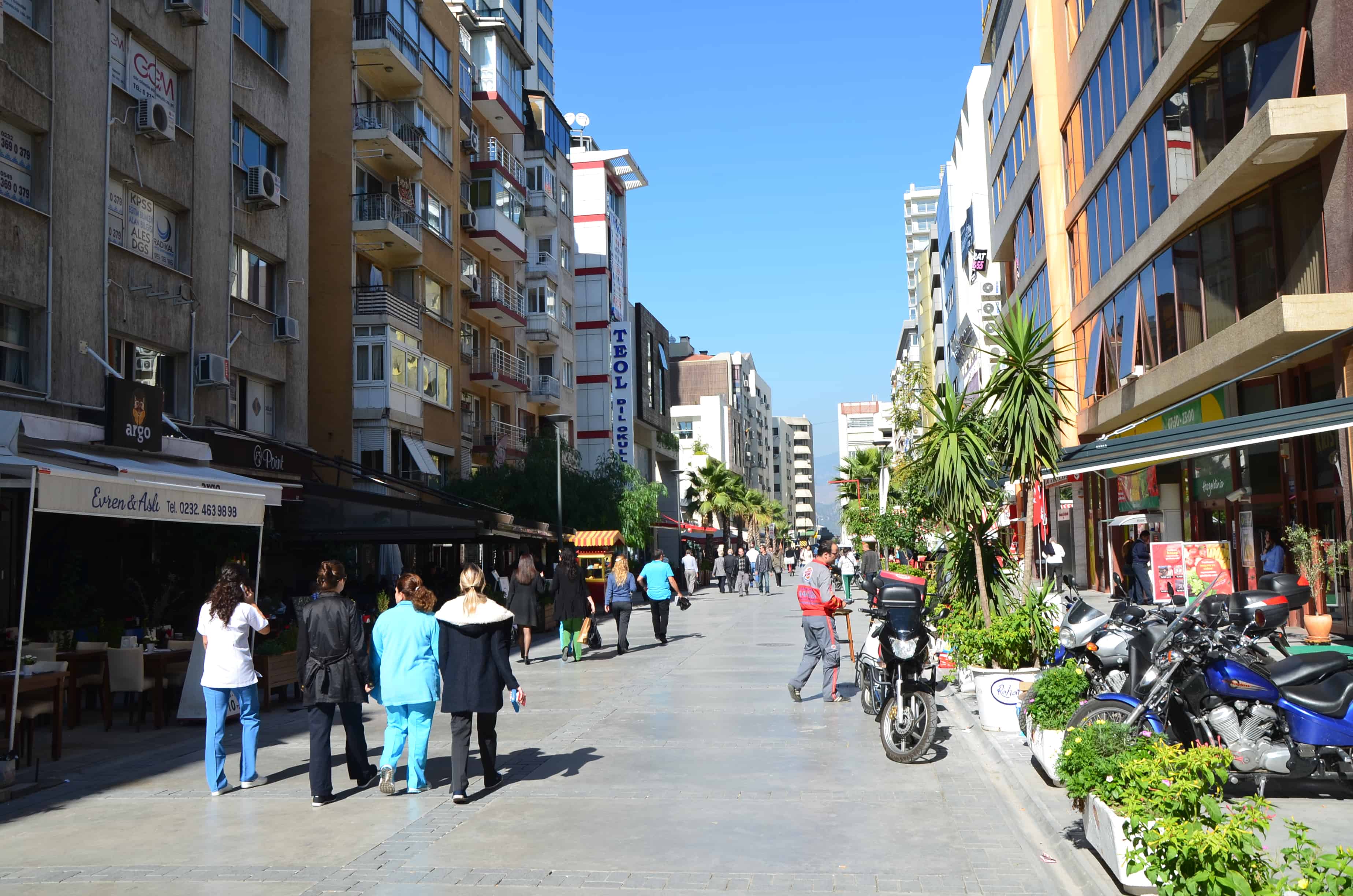 Kıbrıs Şehitler Street in Izmir, Turkey
