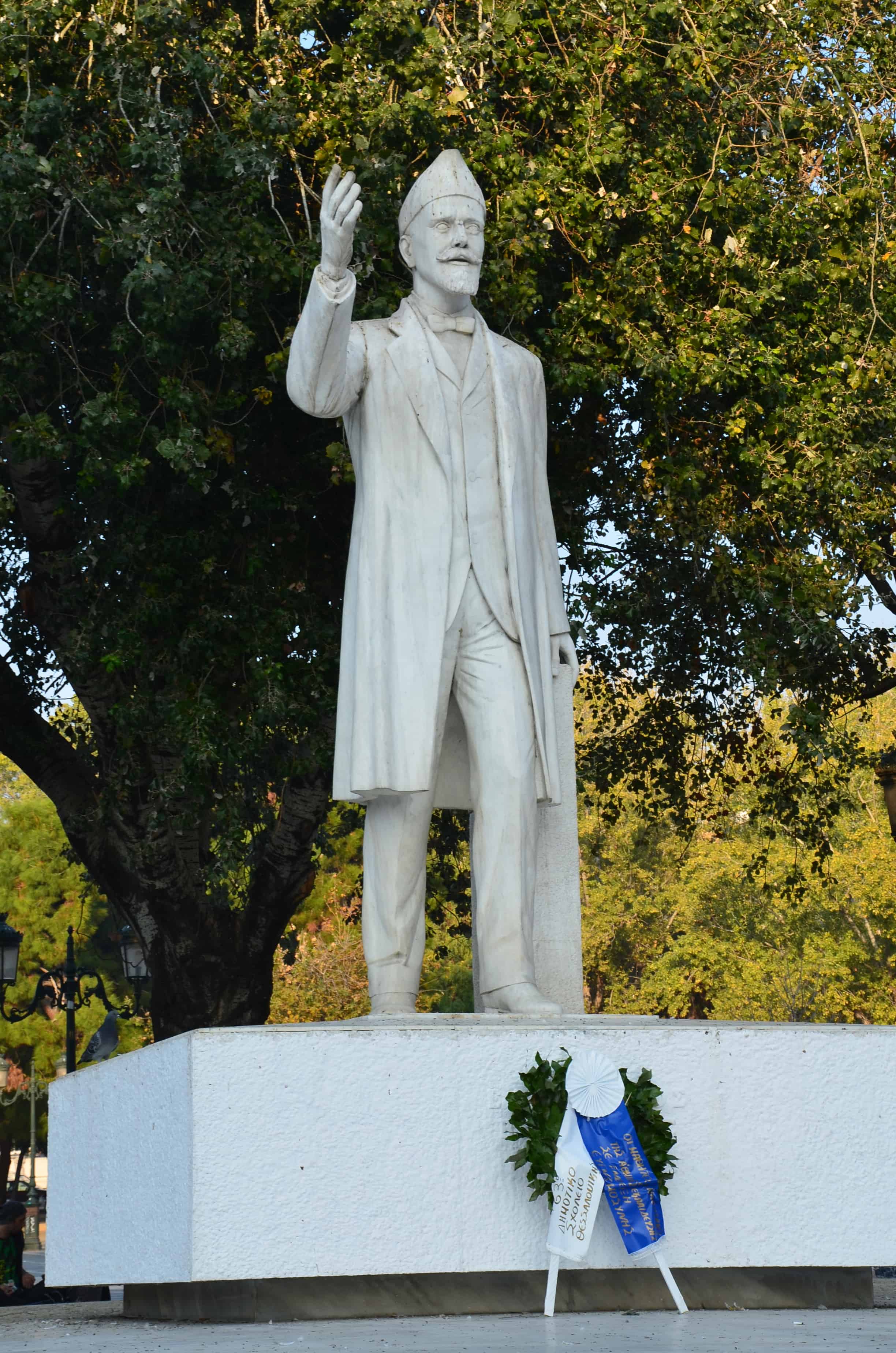 Eleftherios Venizelos statue in Thessaloniki, Greece