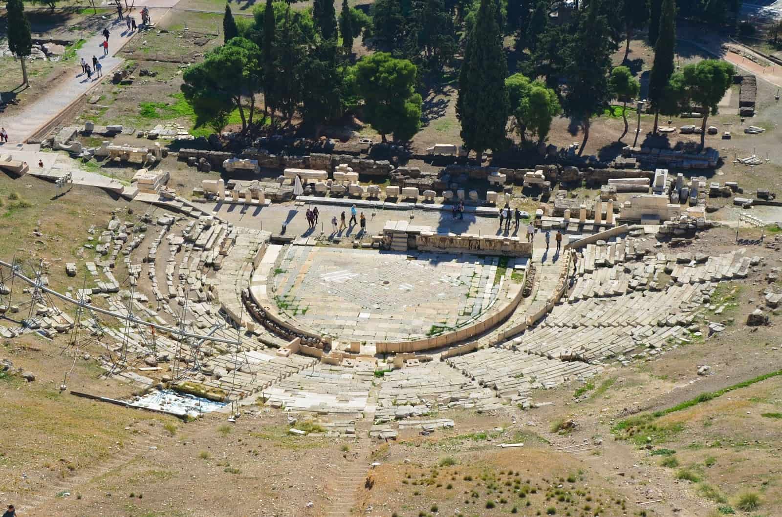 Theatre of Dionysus in Athens, Greece