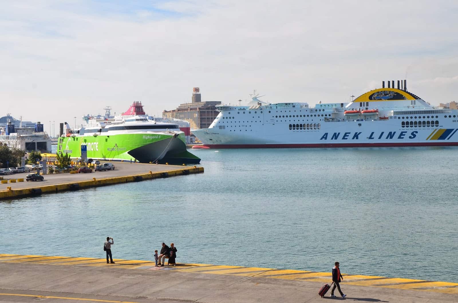 Piraeus Port in Piraeus, Greece