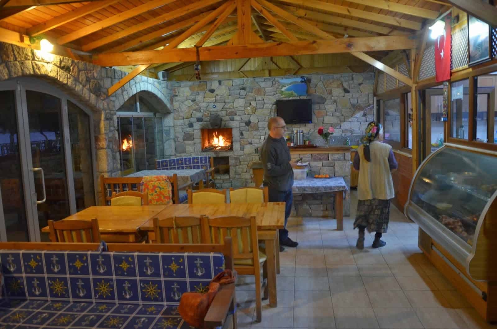 Dining room at Gülbahar Pansiyon