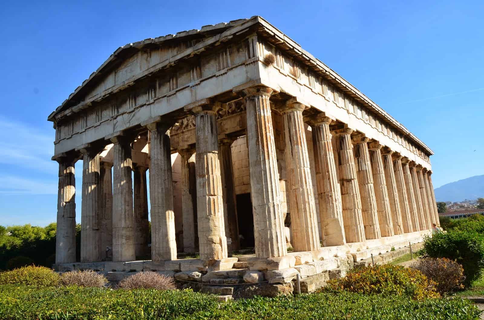 Temple of Hephaestus at the Agora in Athens, Greece