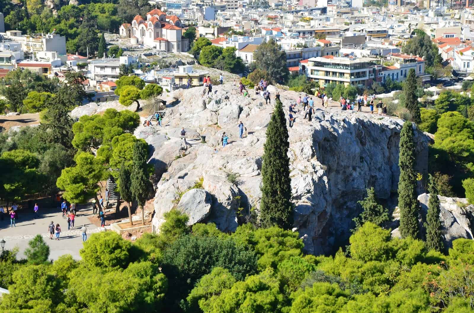 Areopagus in Athens, Greece