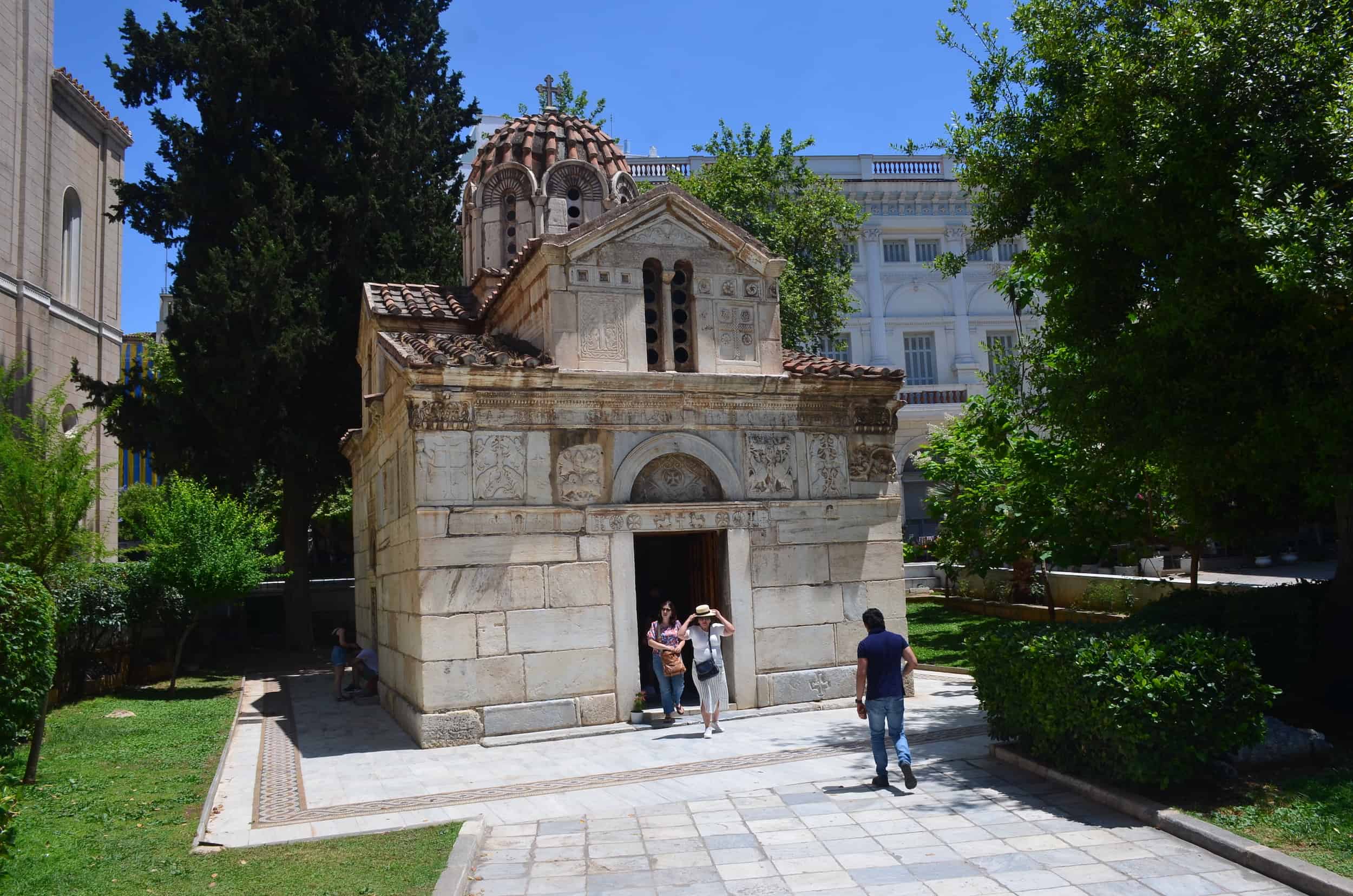 Panagia Gorgoepikoos on Mitropoleos Square in Monastiraki, Athens, Greece