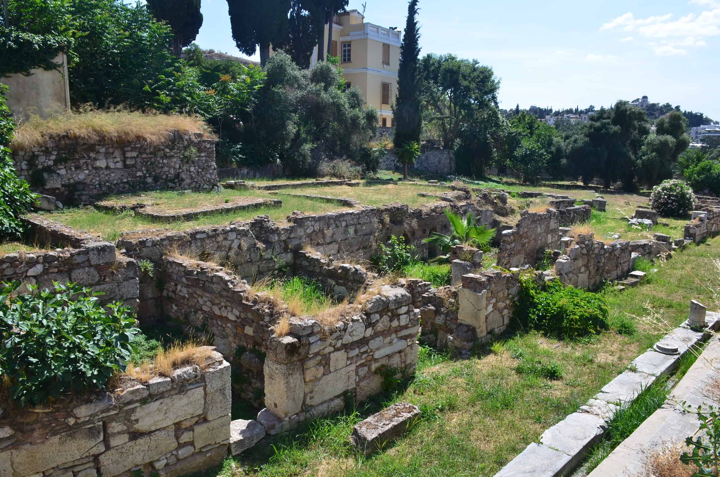 Library of Pantainos in Monastiraki, Athens, Greece