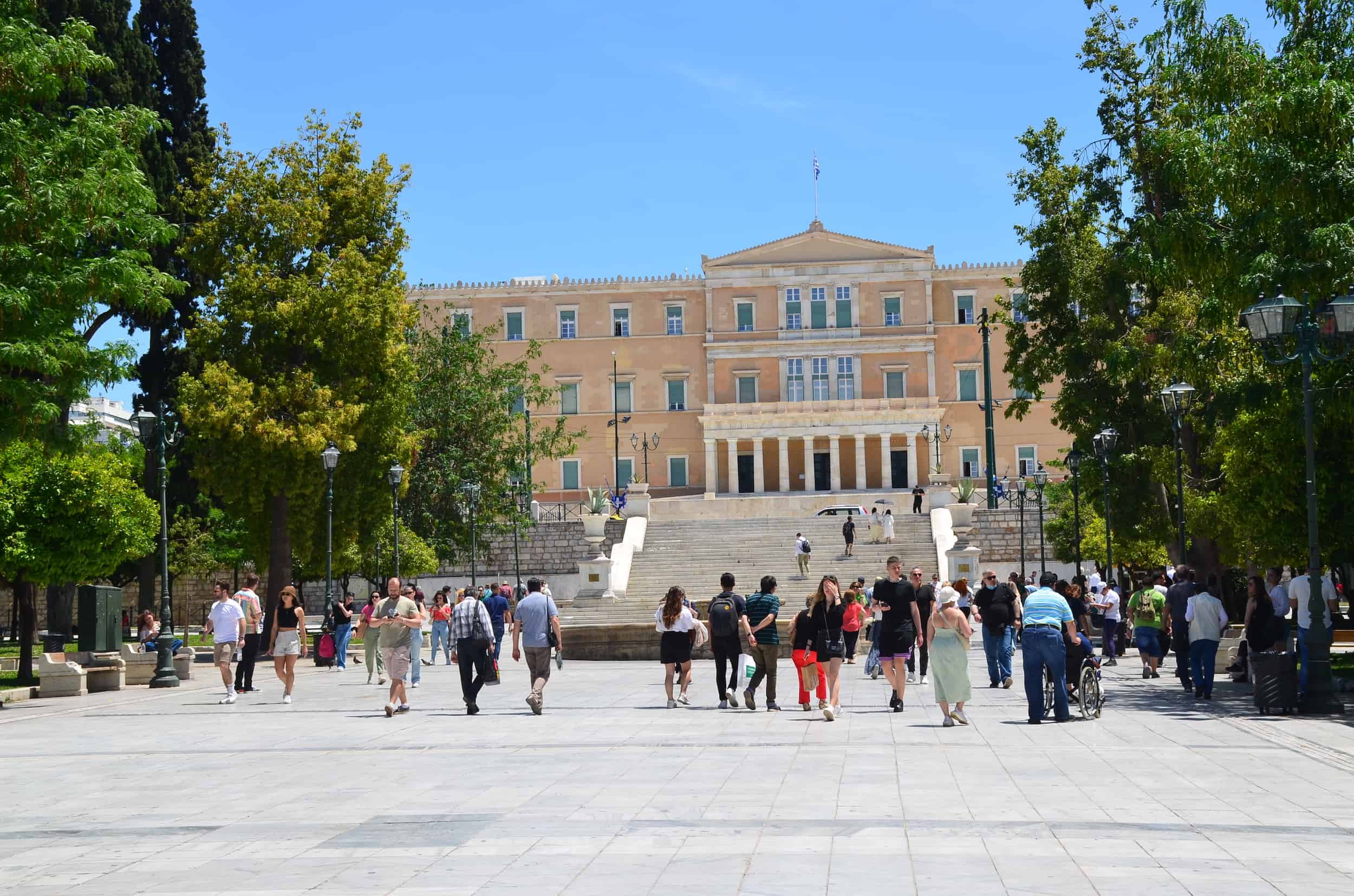 Syntagma Square in Athens, Greece
