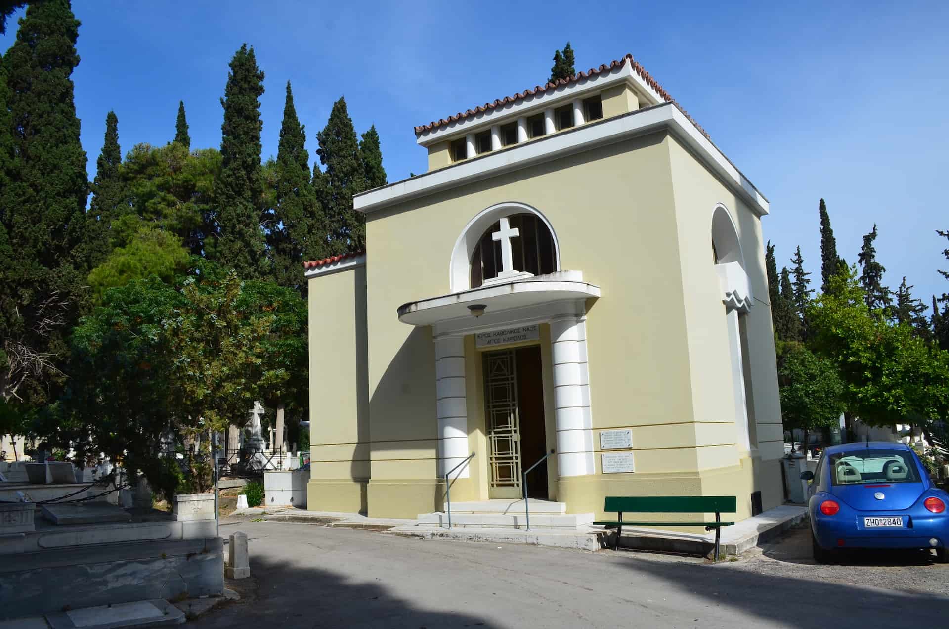 Church of Saint Charles at the First Cemetery of Athens, Greece