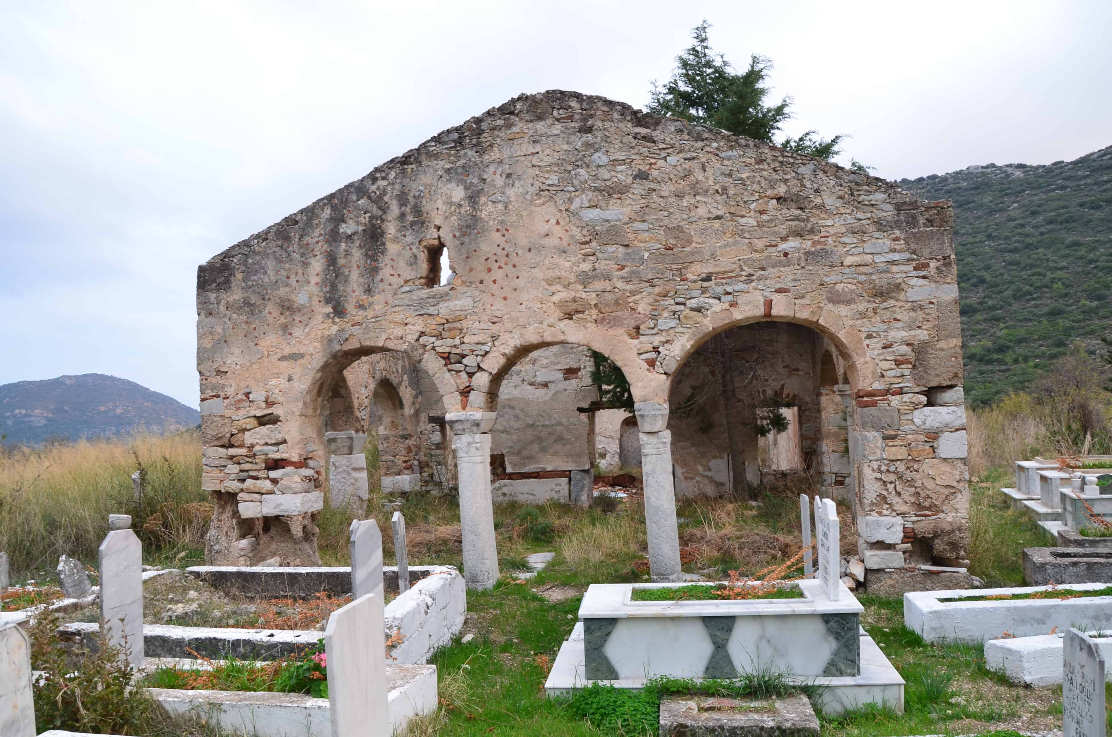 Ruined church on Datça Peninsula, Turkey