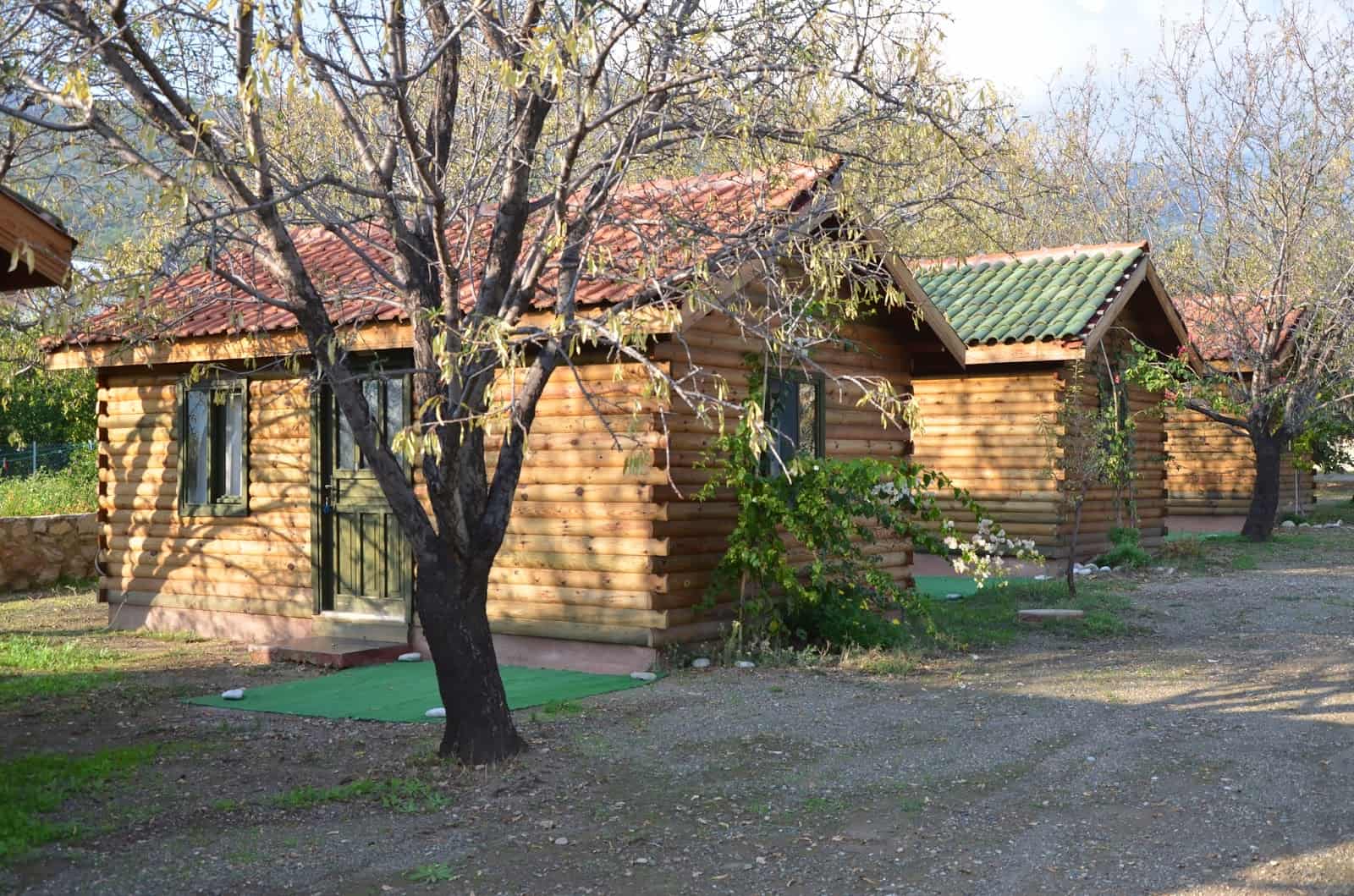 Gülbahar Pansiyon bungalows at Ovabükü, Datça, Turkey