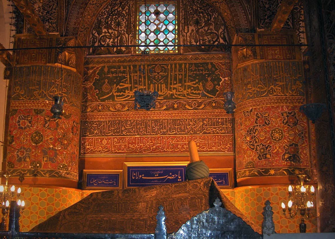 Tomb of Rumi, by Georges Jansoone in Konya, Turkey