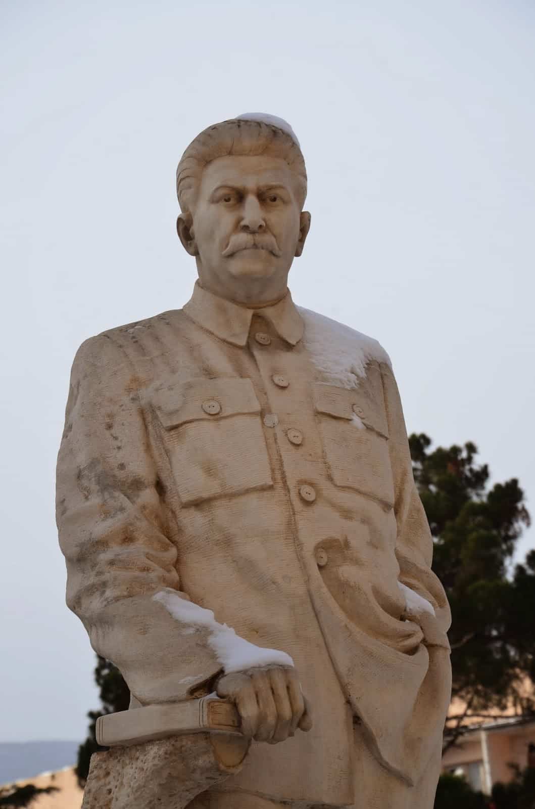 Stalin statue at the Joseph Stalin Museum in Gori, Georgia