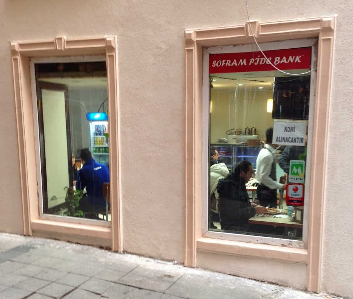 Sofram Pide Bank in Beyoğlu, İstanbul, Turkey
