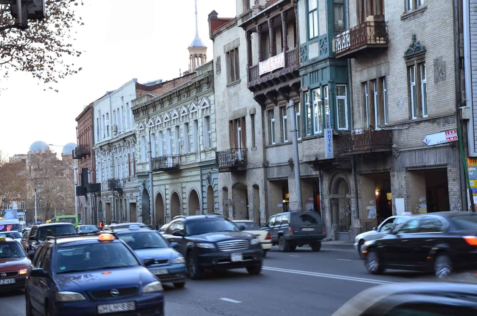 Kostava Street in Tbilisi, Georgia