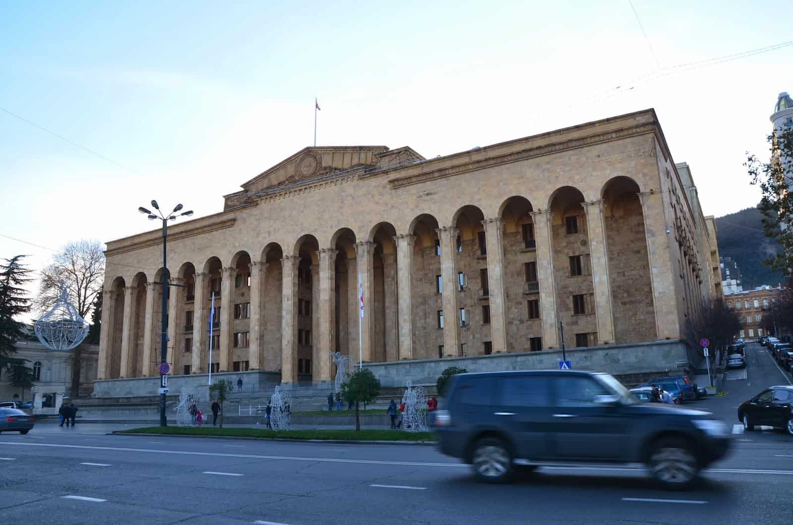 Old Parliament of Georgia in Tbilisi, Georgia