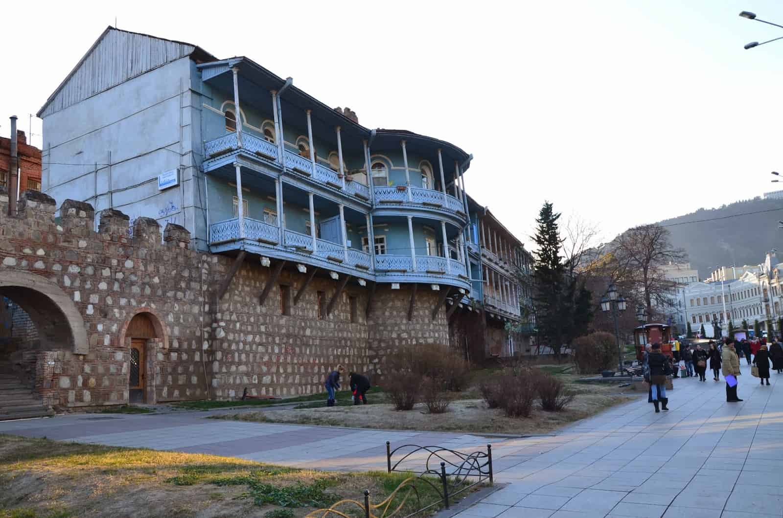 City walls in Tbilisi, Georgia