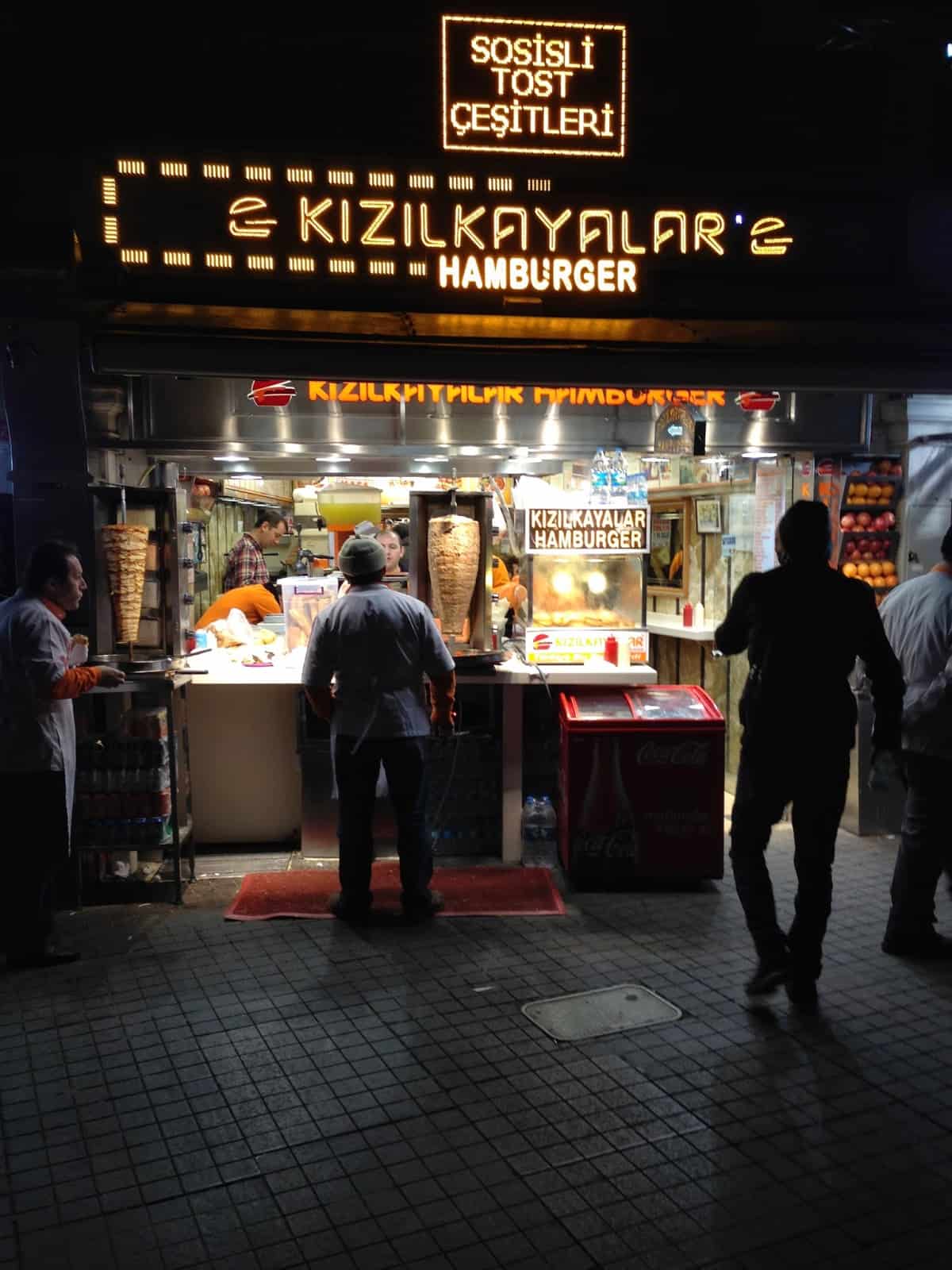 Kızılkayalar at Taksim Meydanı in İstanbul, Turkey