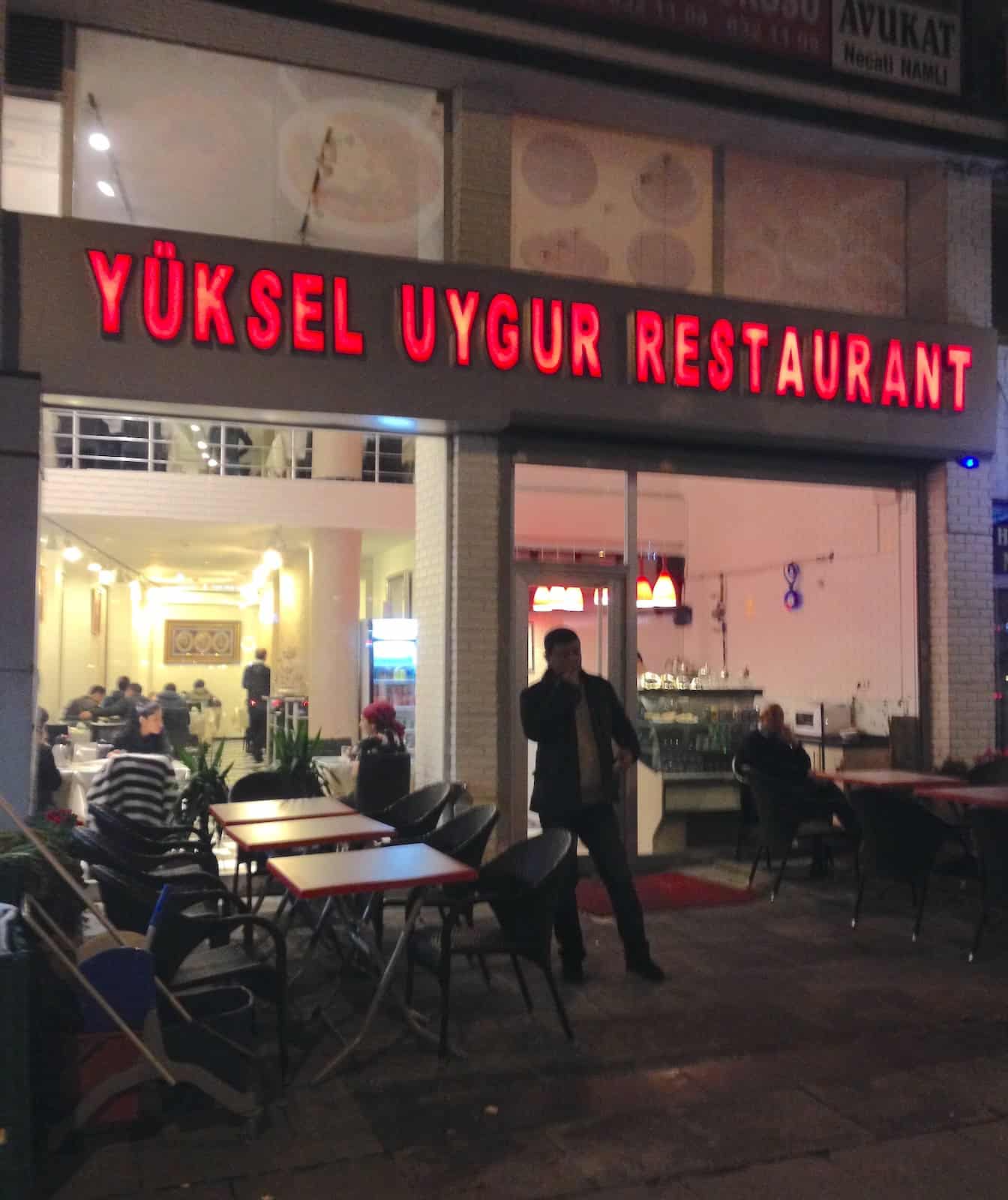 Yüksel Uygur Restaurant in Aksaray, Istanbul, Turkey