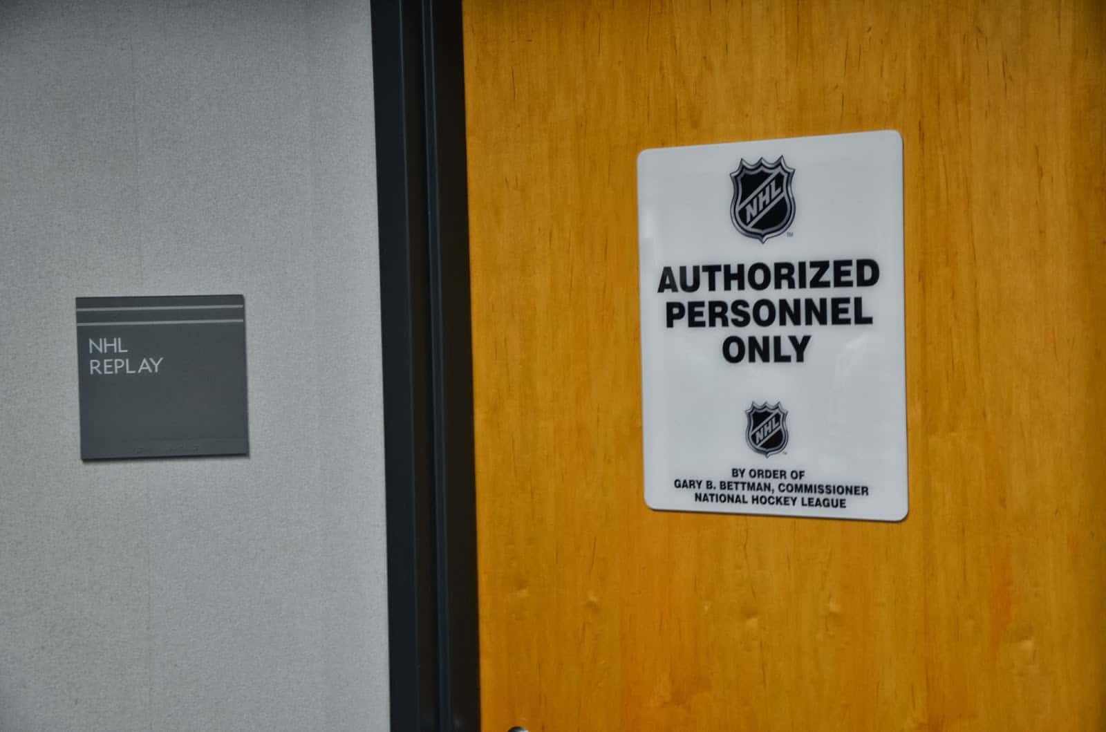 NHL Replay Official Room at the United Center