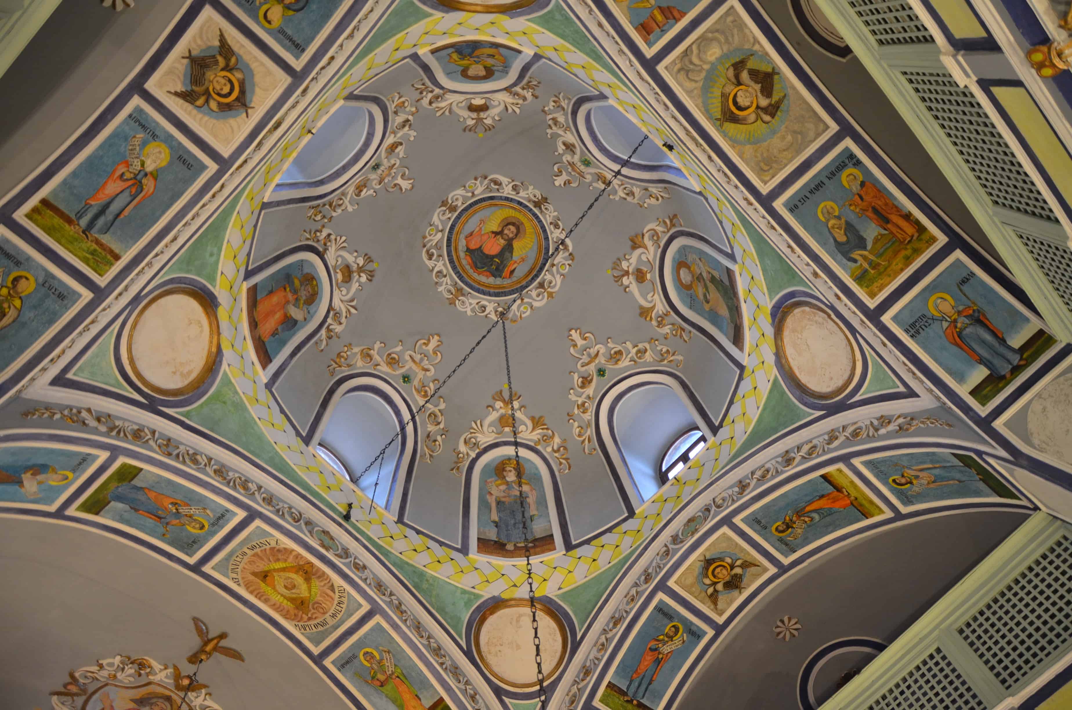 Dome at the Church of St. Helen in Sille, Turkey