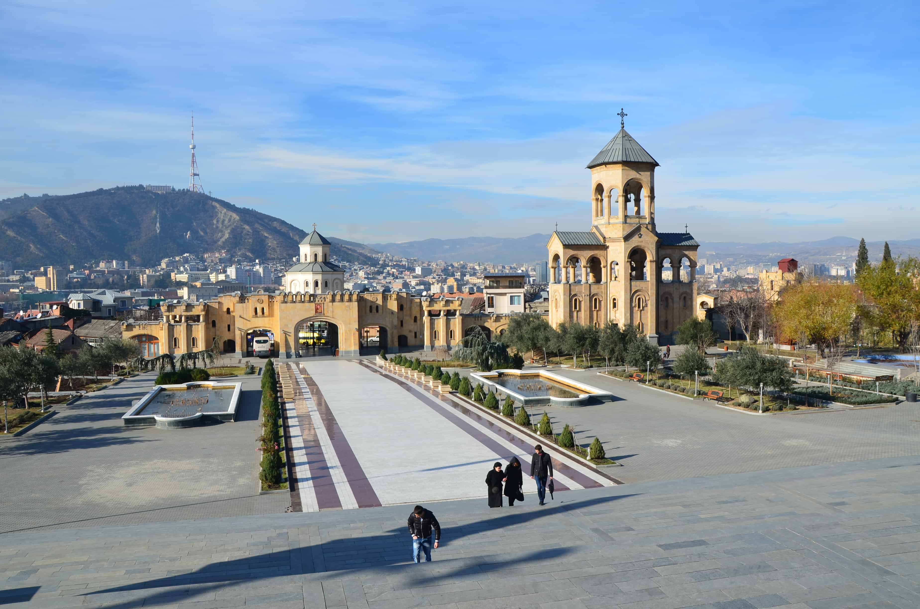 Sameba Cathedral complex in Tbilisi, Georgia