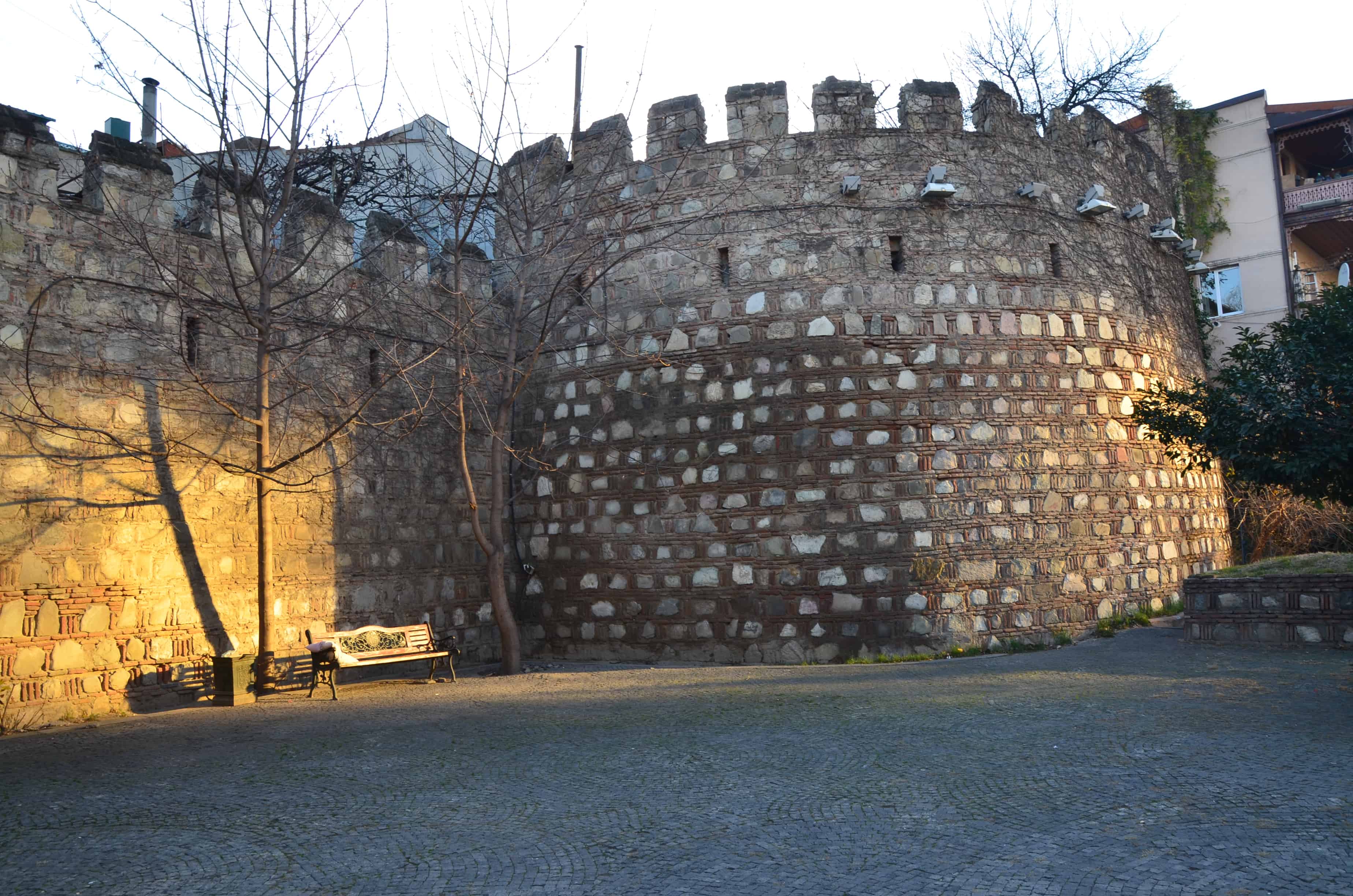 City walls in Tbilisi, Georgia