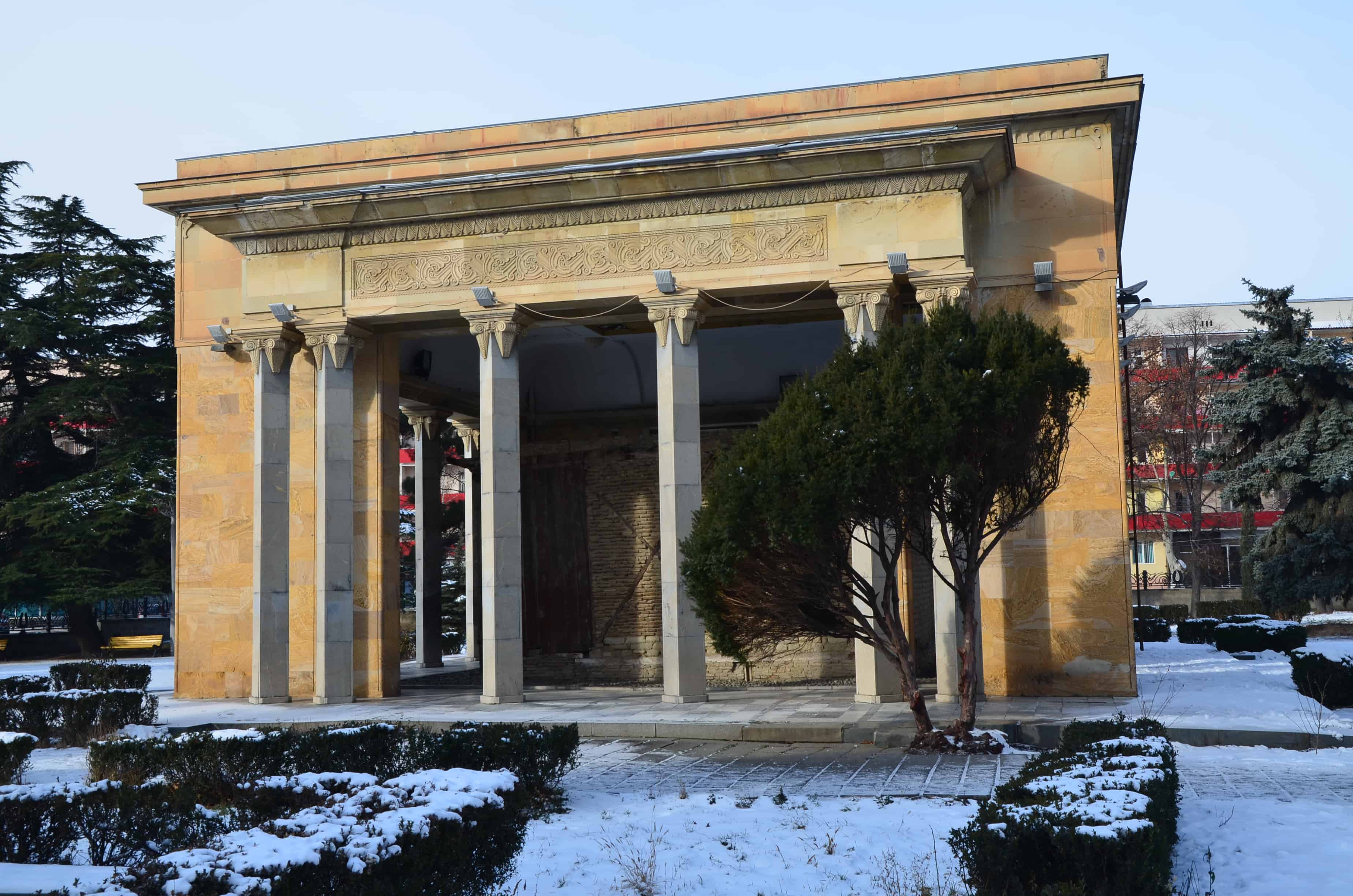 Stalin's birth home at the Joseph Stalin Museum in Gori, Georgia