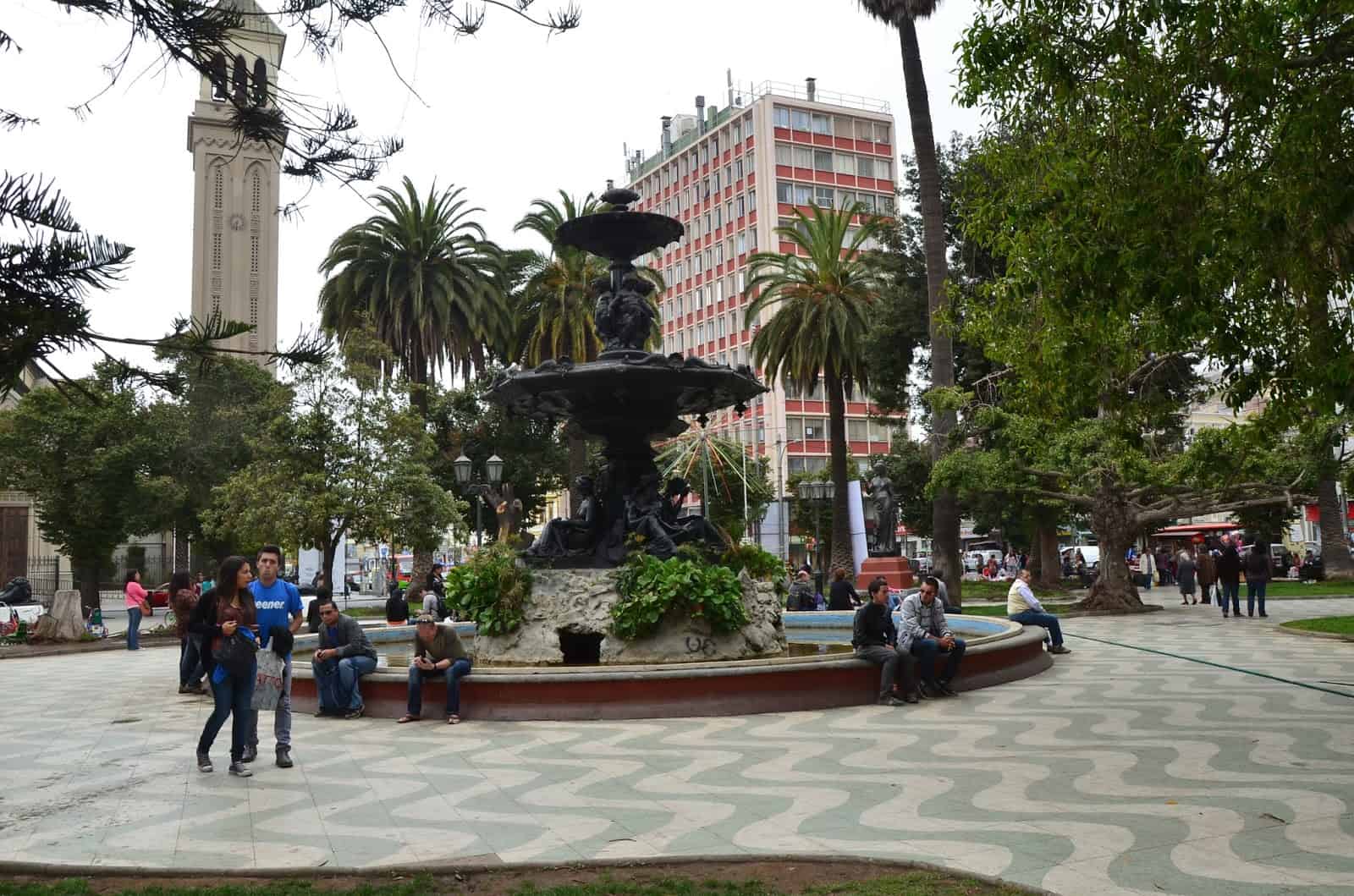 Plaza Victoria in Valparaíso, Chile