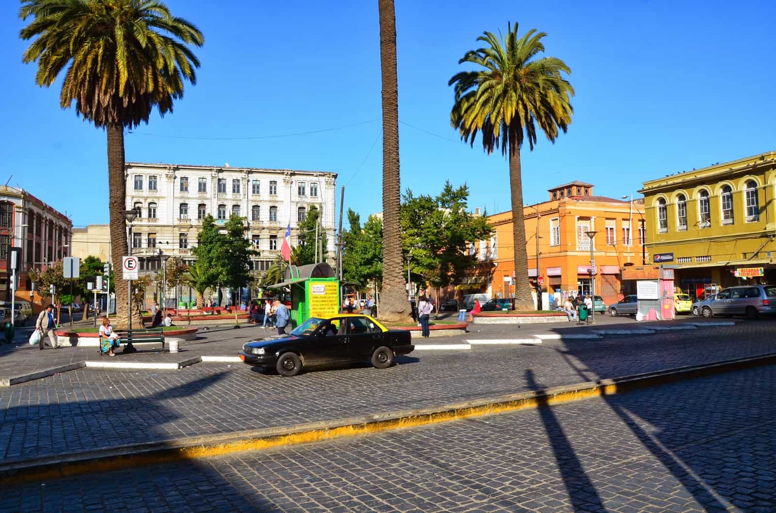 Plaza Echaurren in Valparaíso, Chile