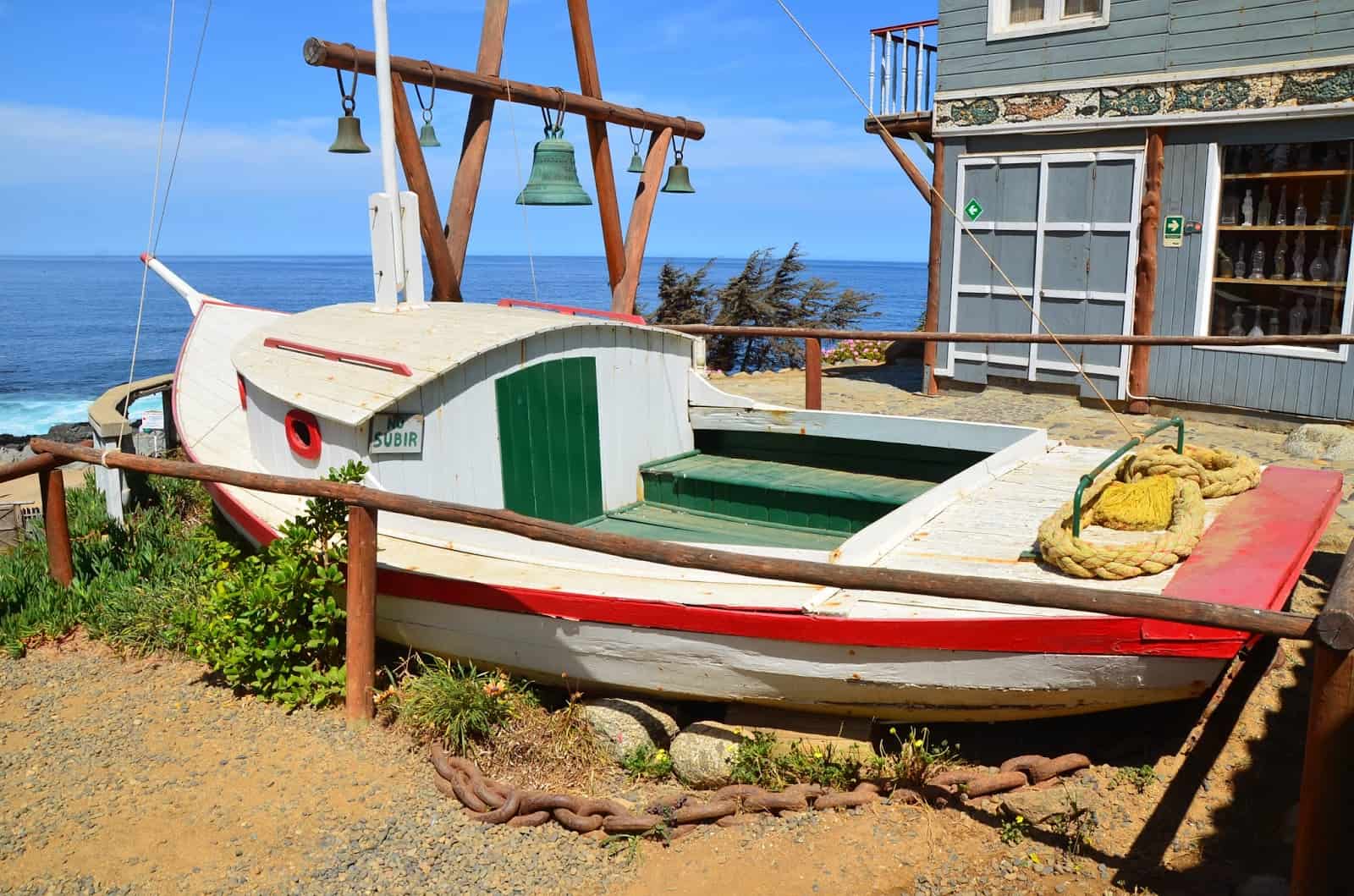 Boat at Isla Negra, Chile