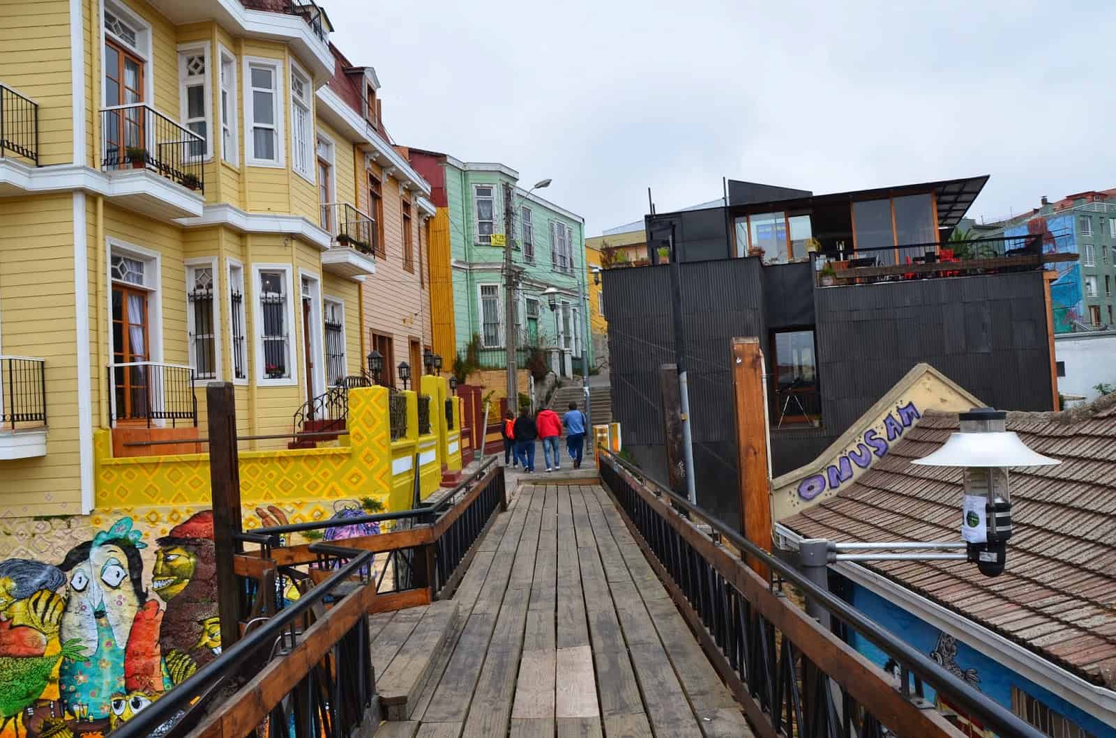 Paseo Dimalow in Valparaíso, Chile
