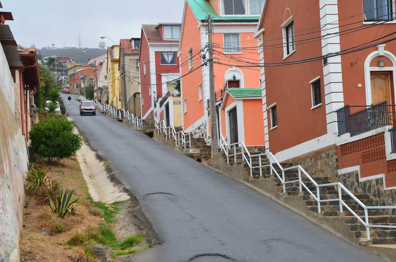 Along Av. Alemania in Valparaíso, Chile