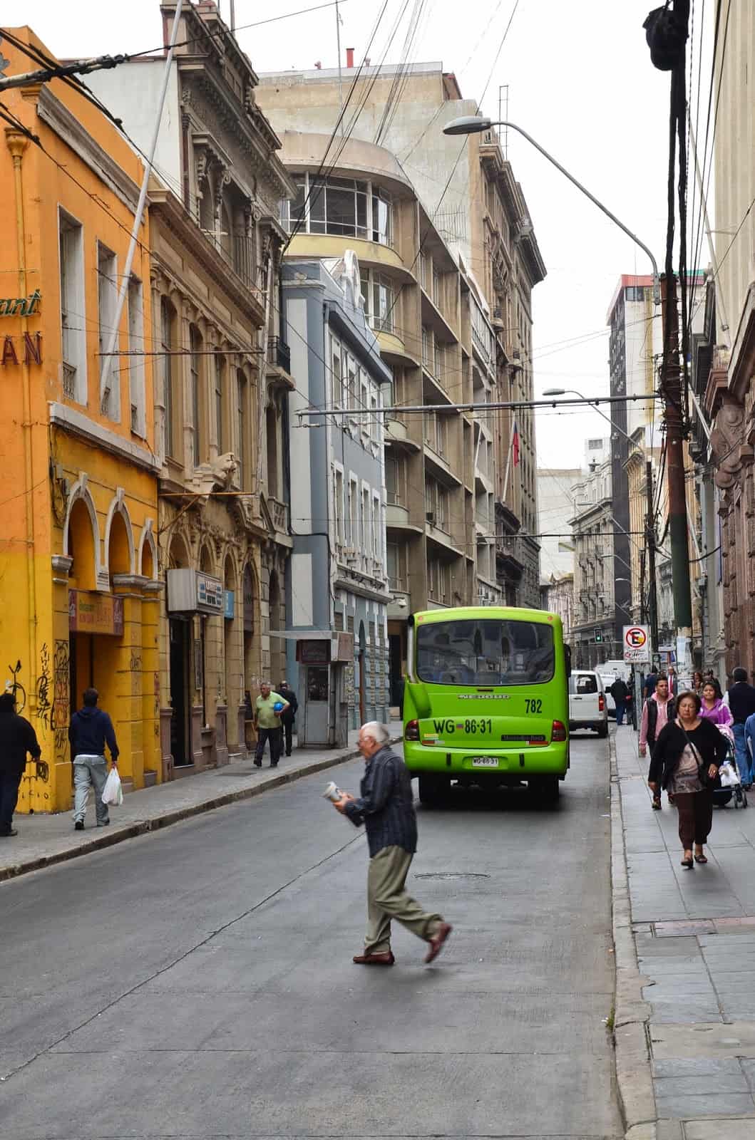 Calle Prat in Valparaíso, Chile
