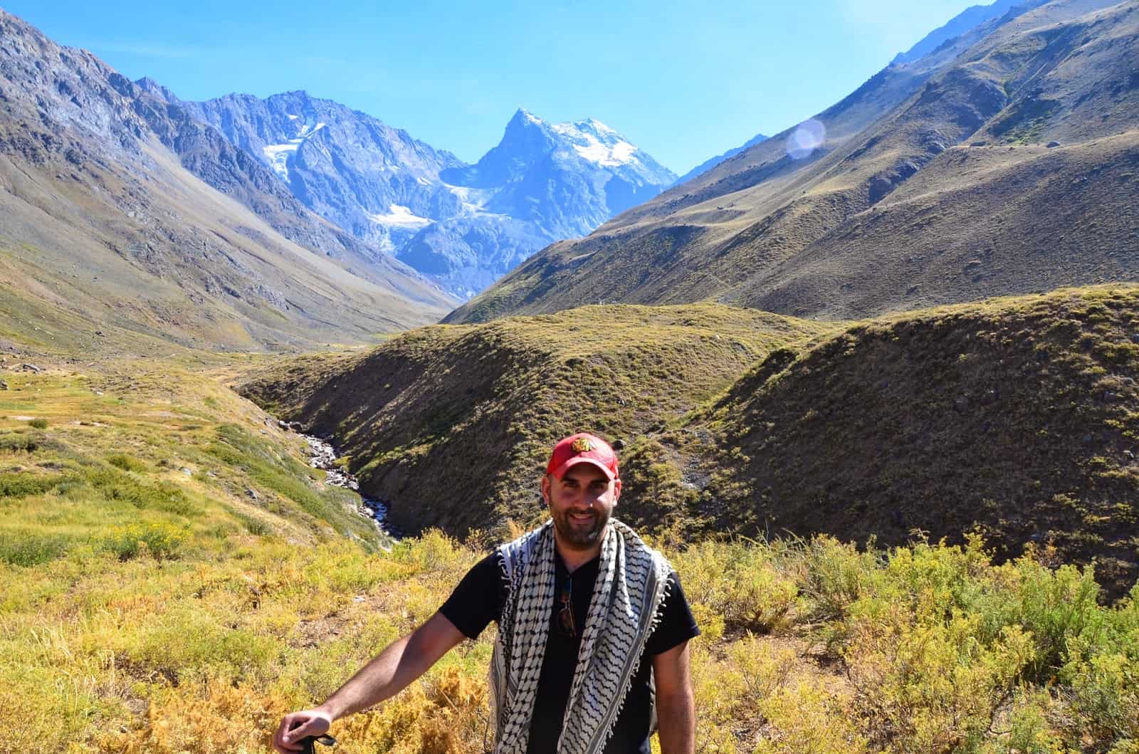 Me on the trail at El Morado, Cajón del Maipo, Chile