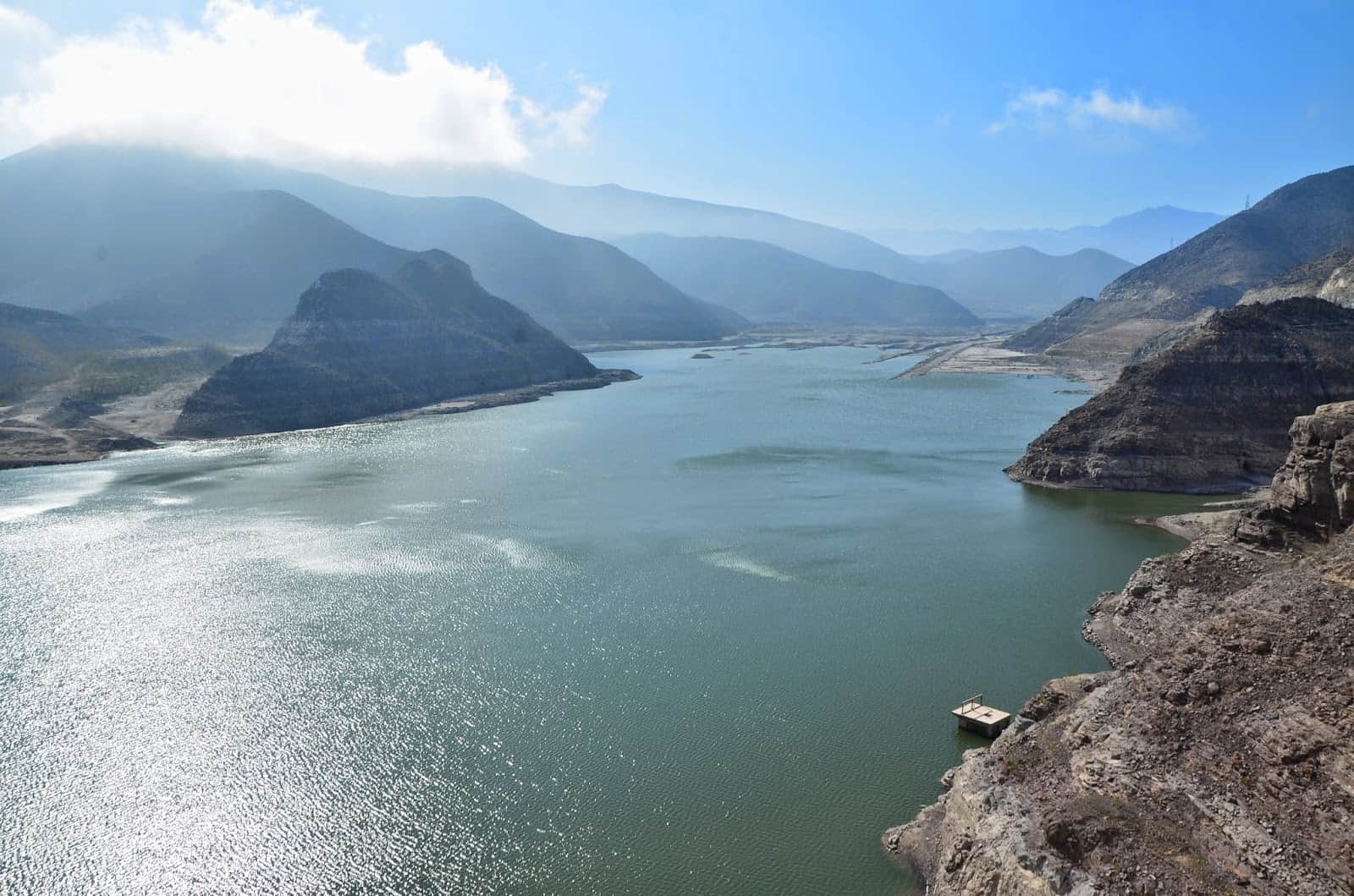 View from the dam in Elqui Valley, Chile
