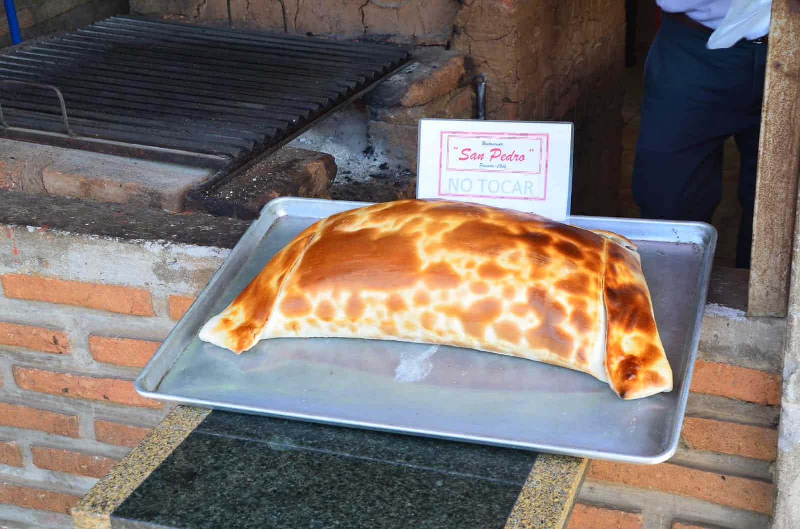 World's largest empanada? in Pomaire, Chile