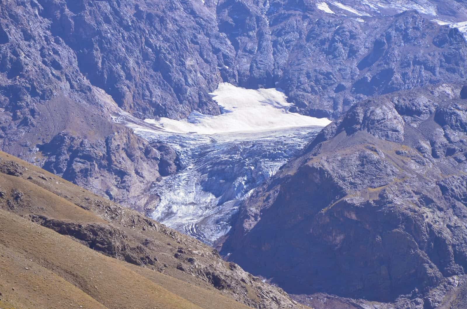 San Francisco Glacier at El Morado, Cajón del Maipo, Chile
