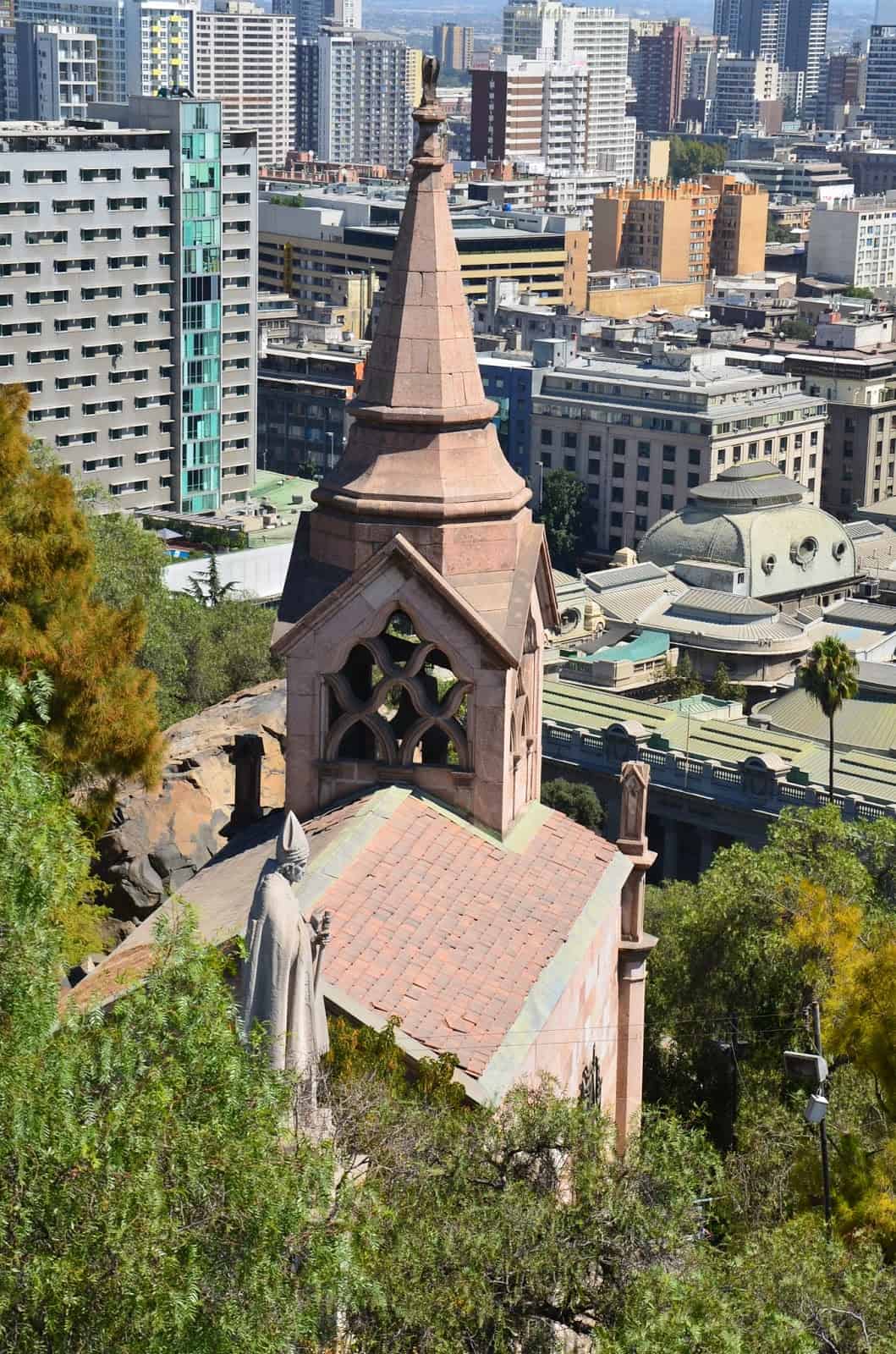 Capilla la Ermita at Cerro Santa Lucía in Santiago de Chile