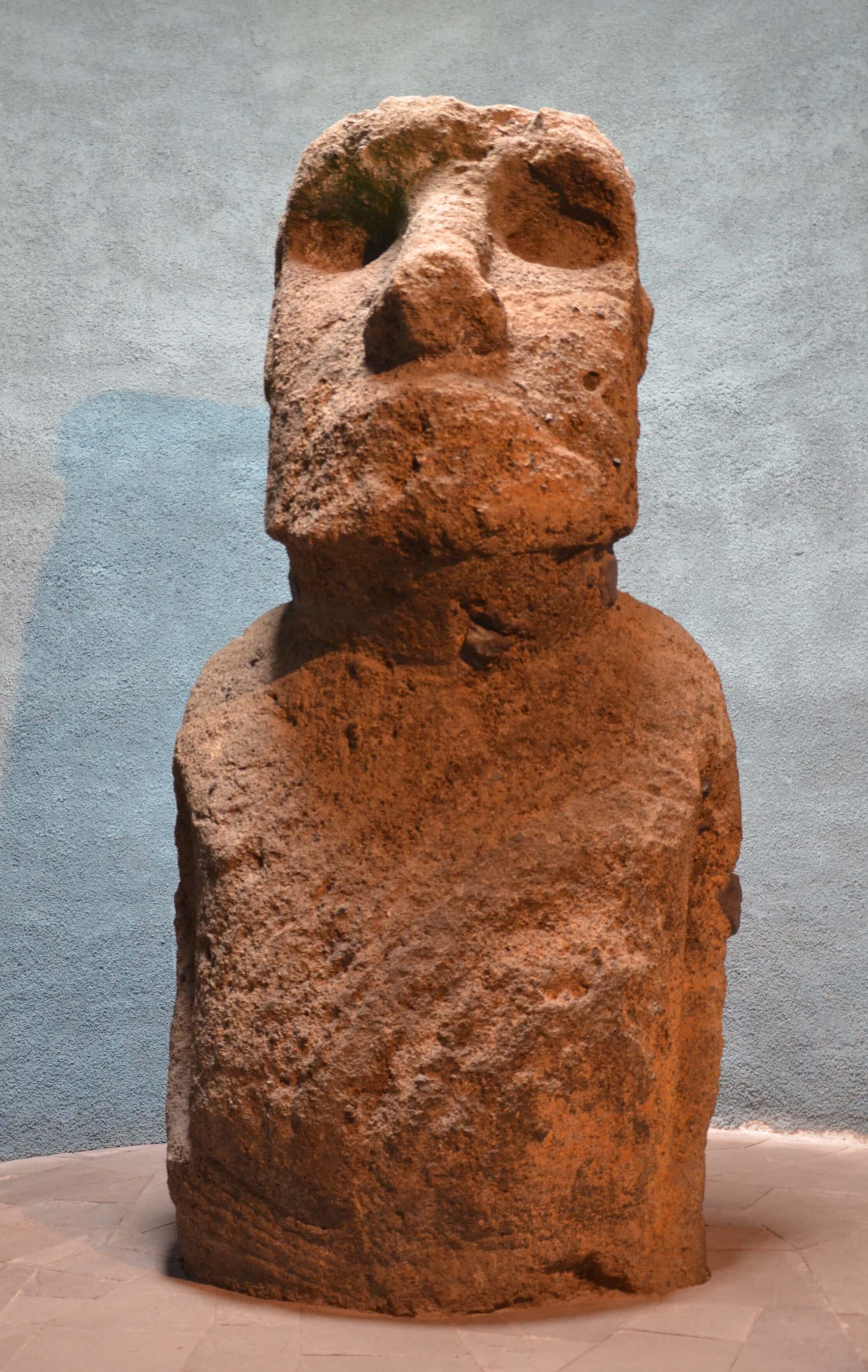 Moai at the Archaeological Museum
