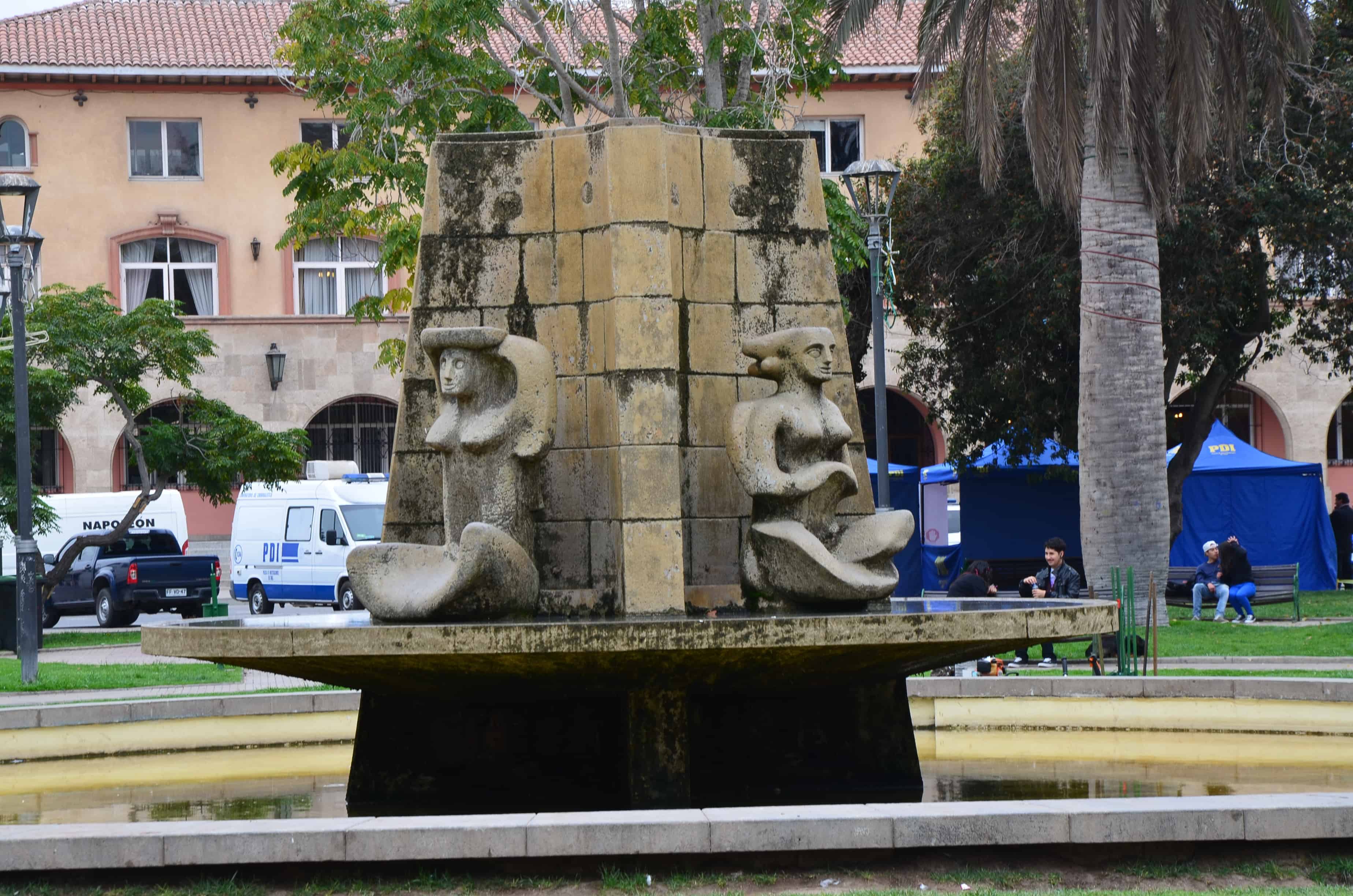 Fountain in Plaza de Armas