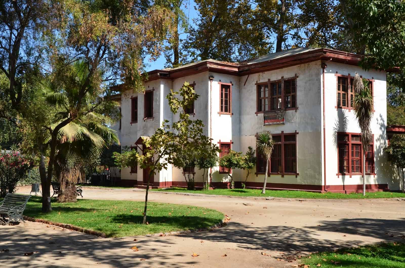 Museo Ferroviario at Parque Quinta Normal in Santiago de Chile