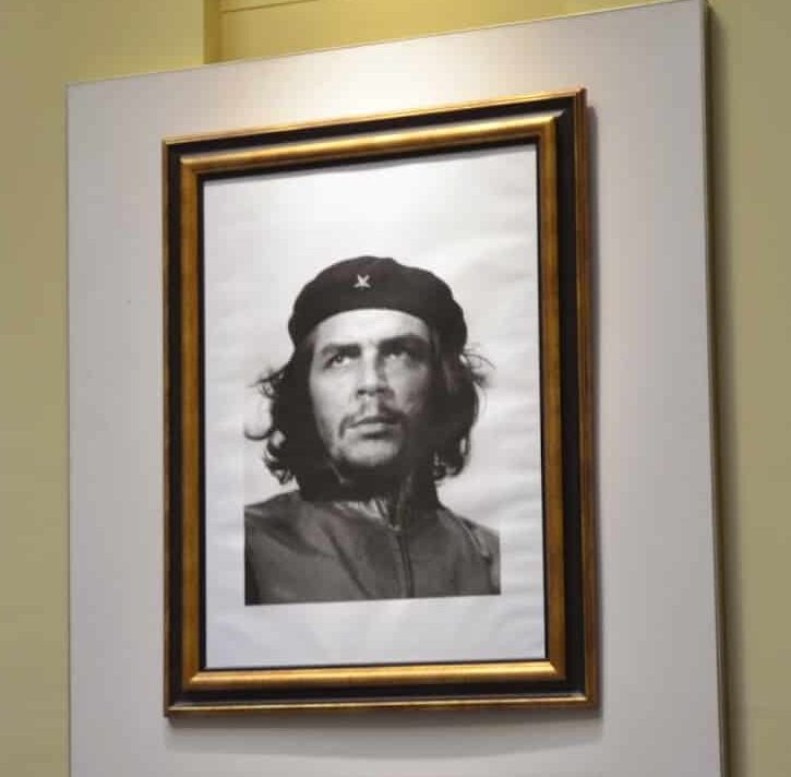 Photo of Che Guevara in the Patriots Room at Casa Rosada on Plaza de Mayo in Buenos Aires, Argentina