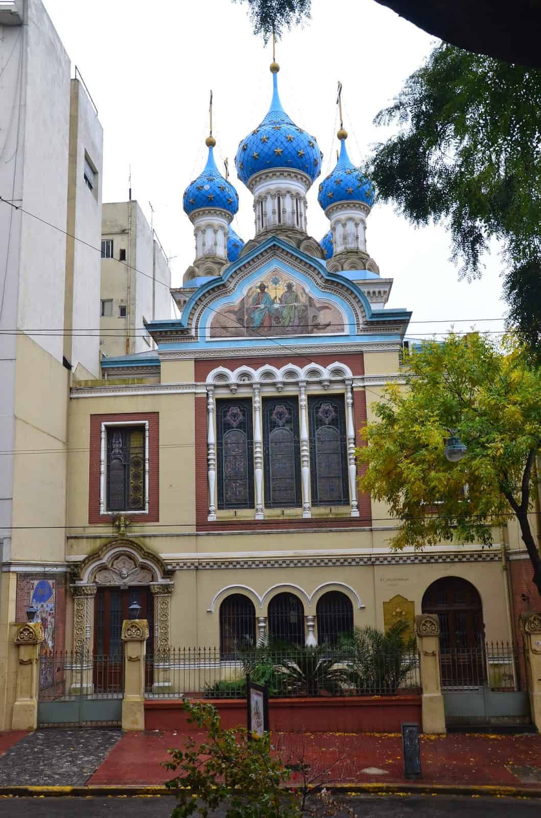 Iglesia Ortodoxa Rusa de la Santísima Trinidad in San Telmo, Buenos Aires, Argentina
