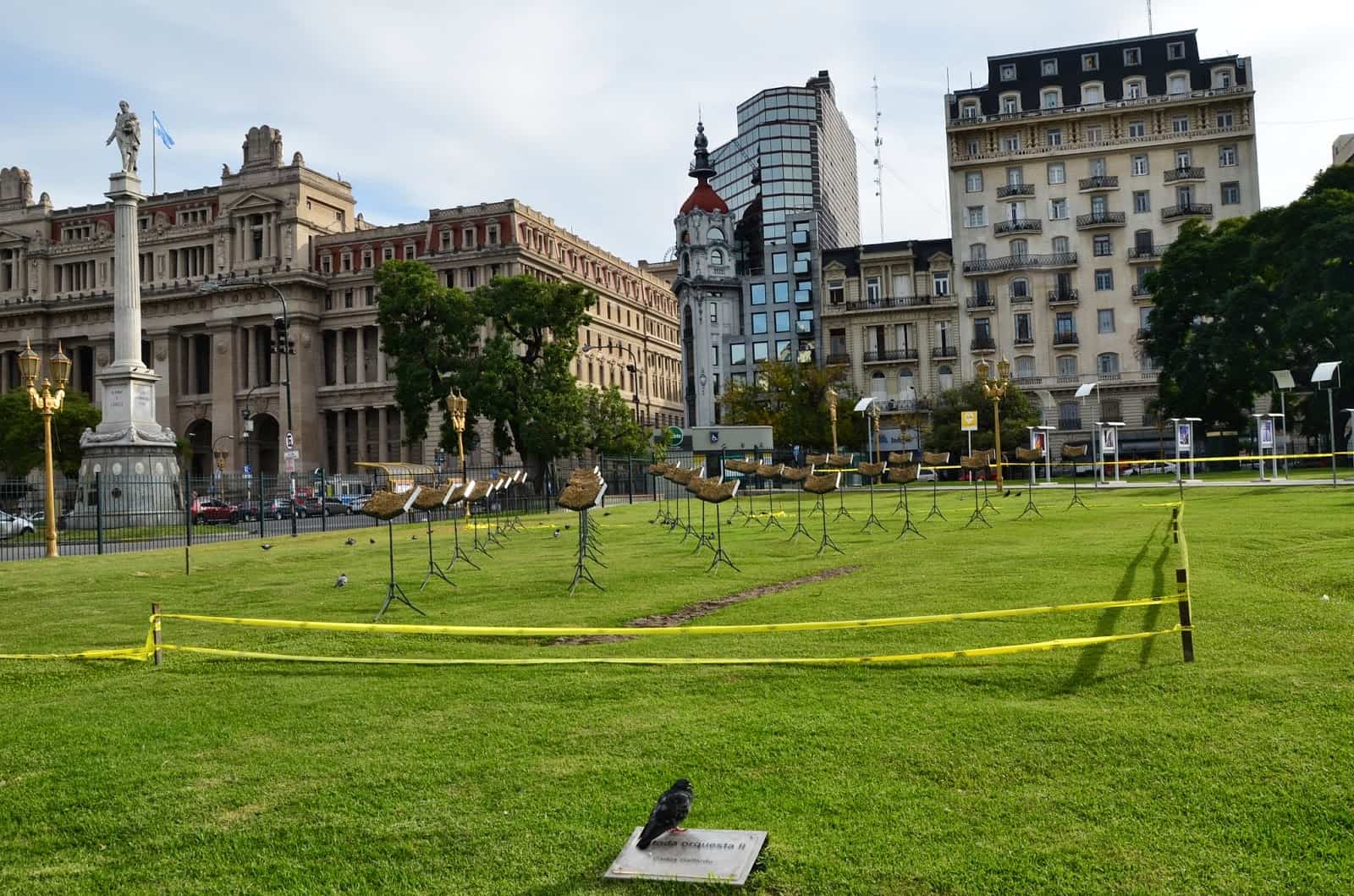 Plaza Lavalle in Buenos Aires, Argentina